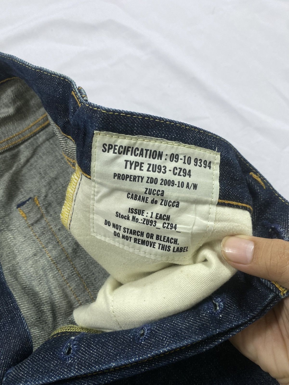 Issey Miyake Vintage Denim Issey Miyake Cabane The Zucca Selvedge Size US 31 - 11 Thumbnail