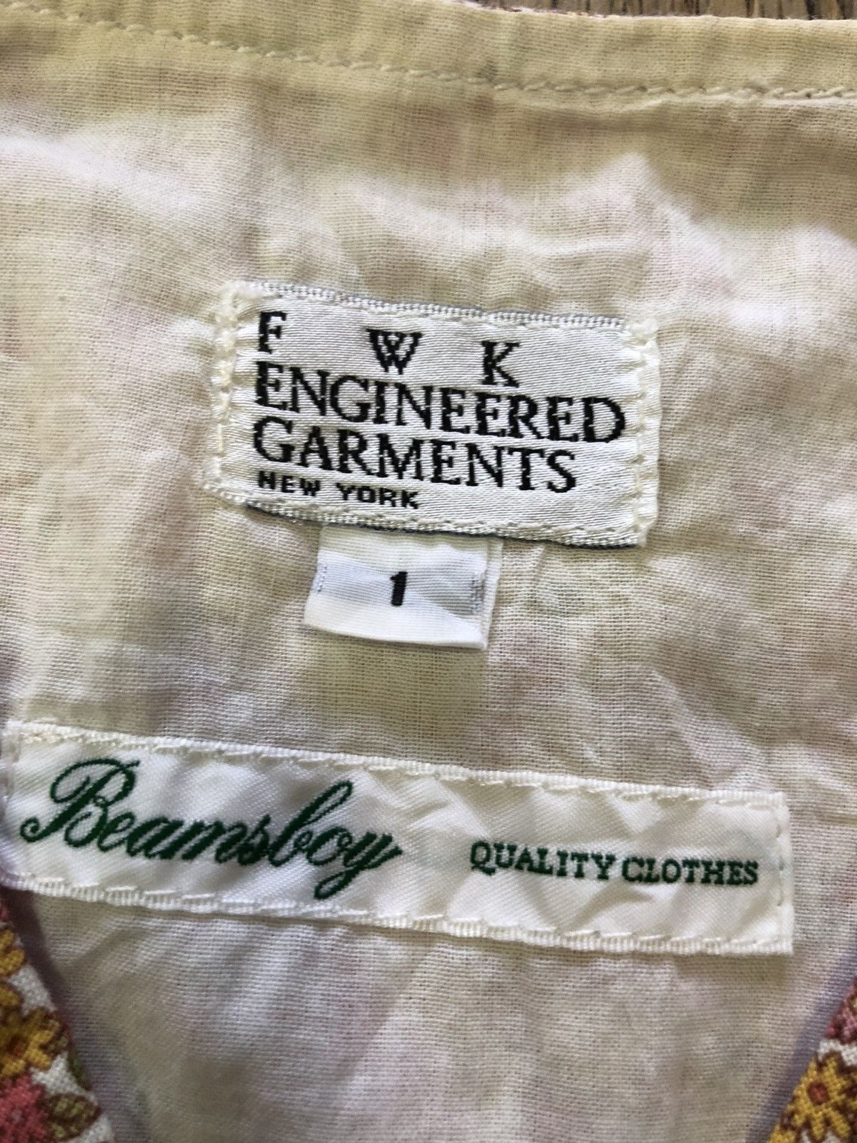 Engineered Garments × Nepenthes FWK Engineered Garments Nephentes NY floral jacket Size US S / EU 44-46 / 1 - 10 Thumbnail