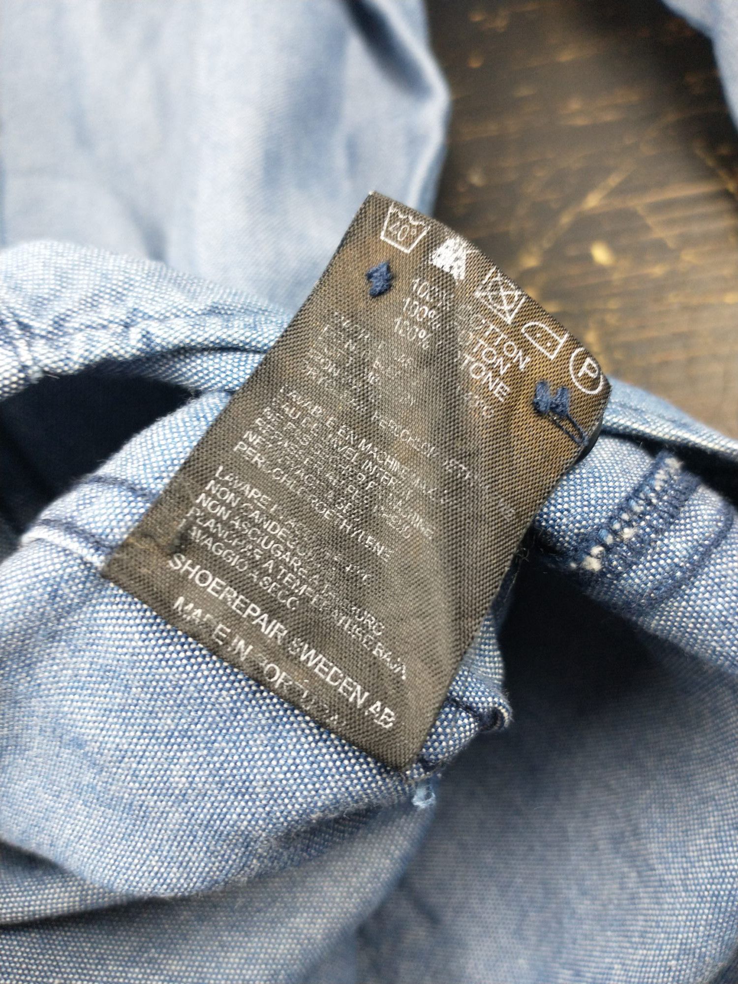 V AVE SHOE REPAIR Fifth Avenue Shoe Repair Shirt Blue Size S Size US S / EU 44-46 / 1 - 6 Thumbnail