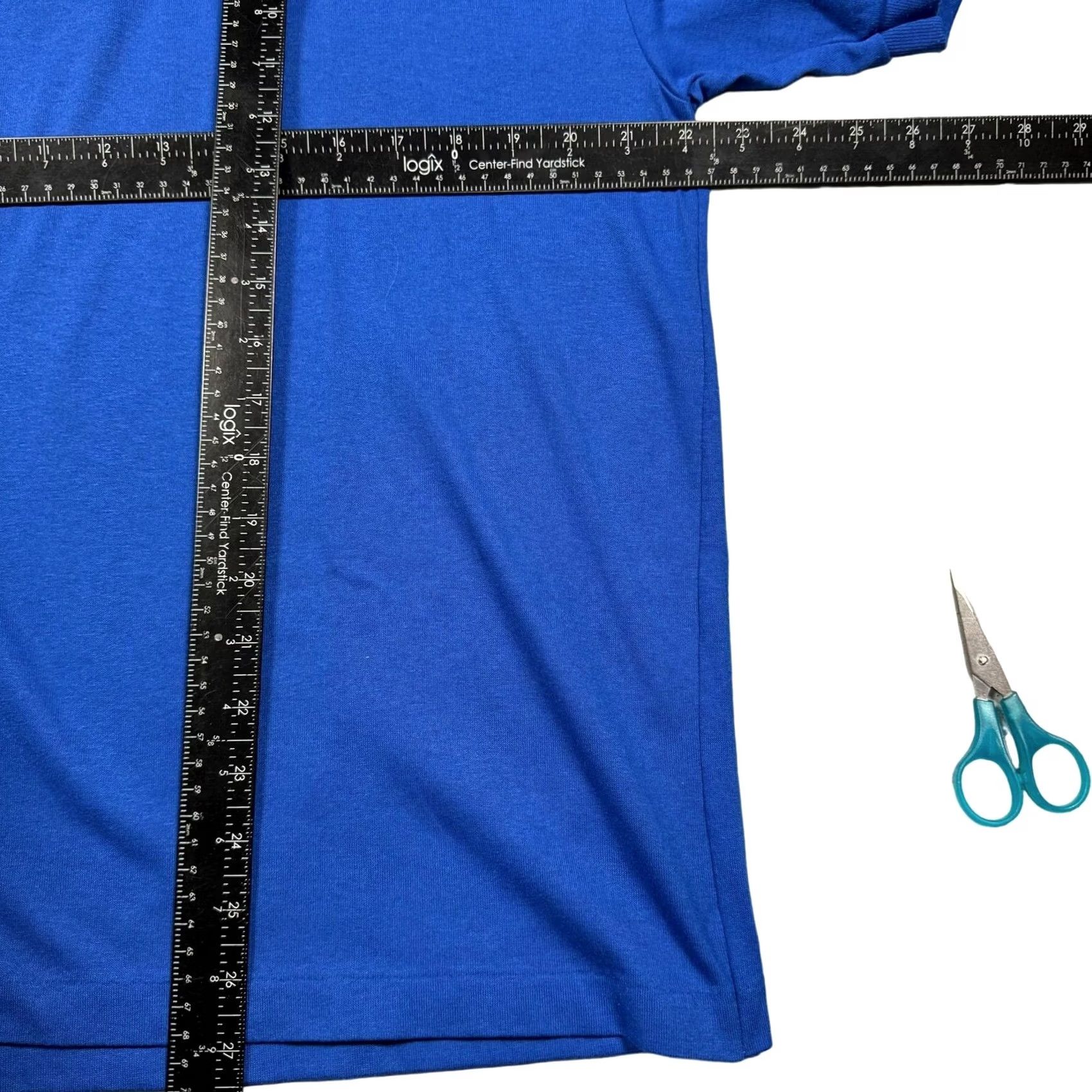 NBA VINTAGE Polo Shirt Mens L Blue 90s Sports WNBA Short Sleeve Cotton Size 36" / US 14 / IT 50 - 7 Thumbnail