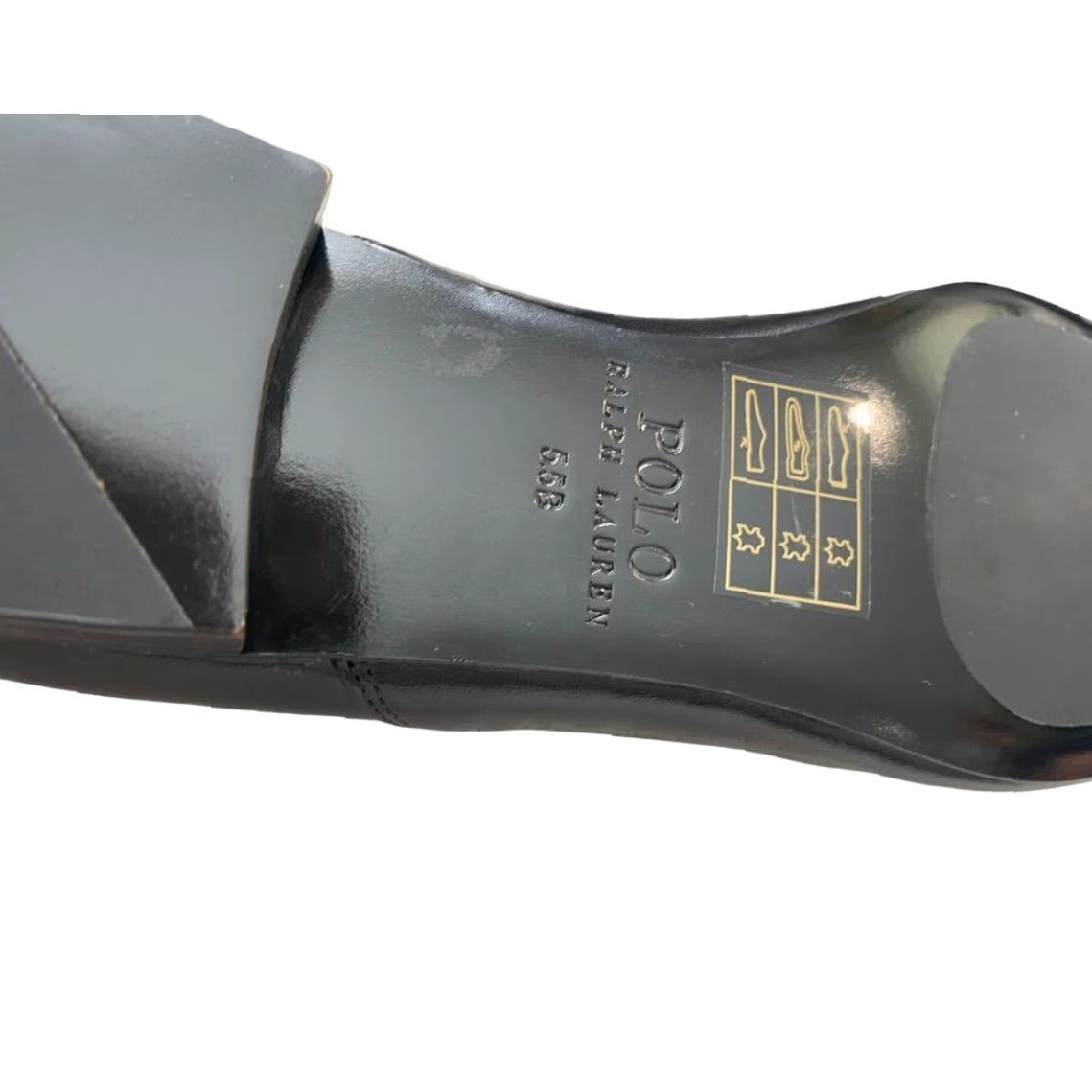 Polo Ralph Lauren Polo Ralph Lauren Flats Black Leather 5.5M NWOB Women Flat US Shoe Size 5.5 Size US 6 / IT 36 - 7 Thumbnail
