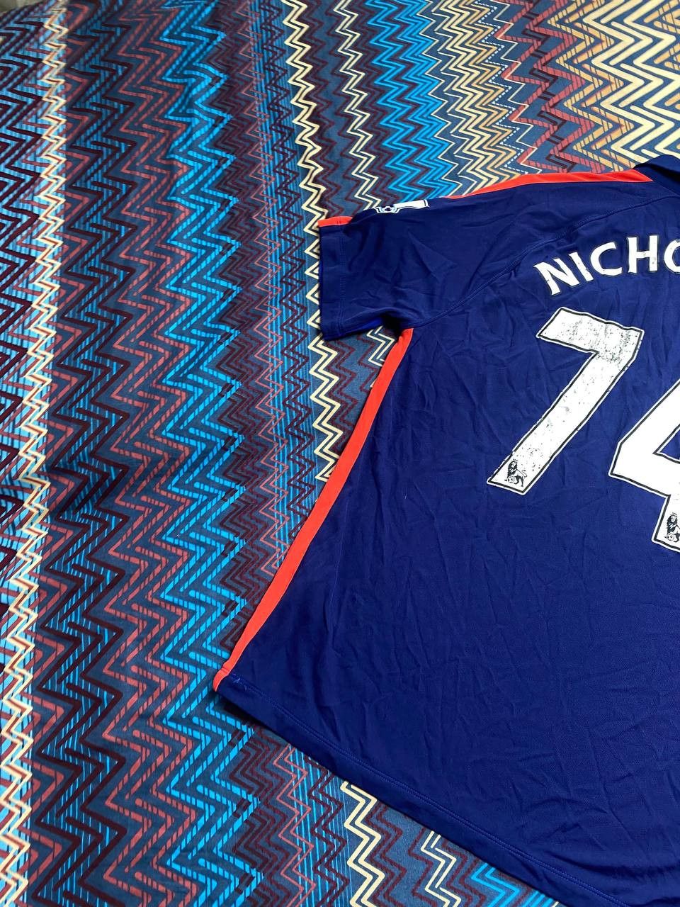 Nike × Vintage Vintage Nike Manchester United Away Kit Jersey Size US L / EU 52-54 / 3 - 19 Thumbnail