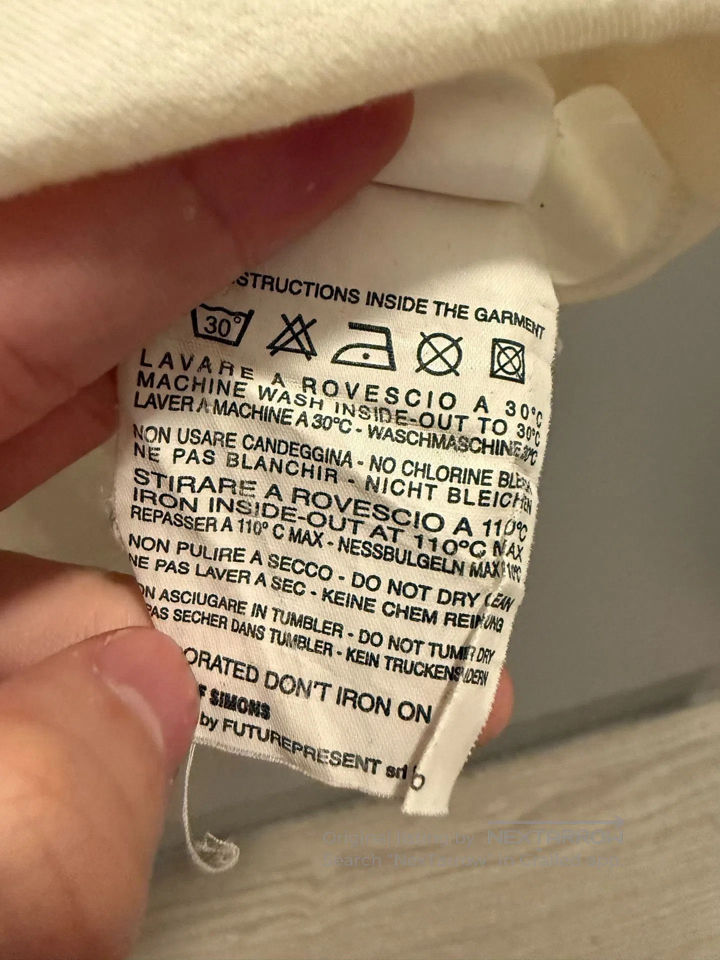 Raf Simons Raf Simons 06ss Observes Randomly Tee. Size US M / EU 48-50 / 2 - 6 Thumbnail