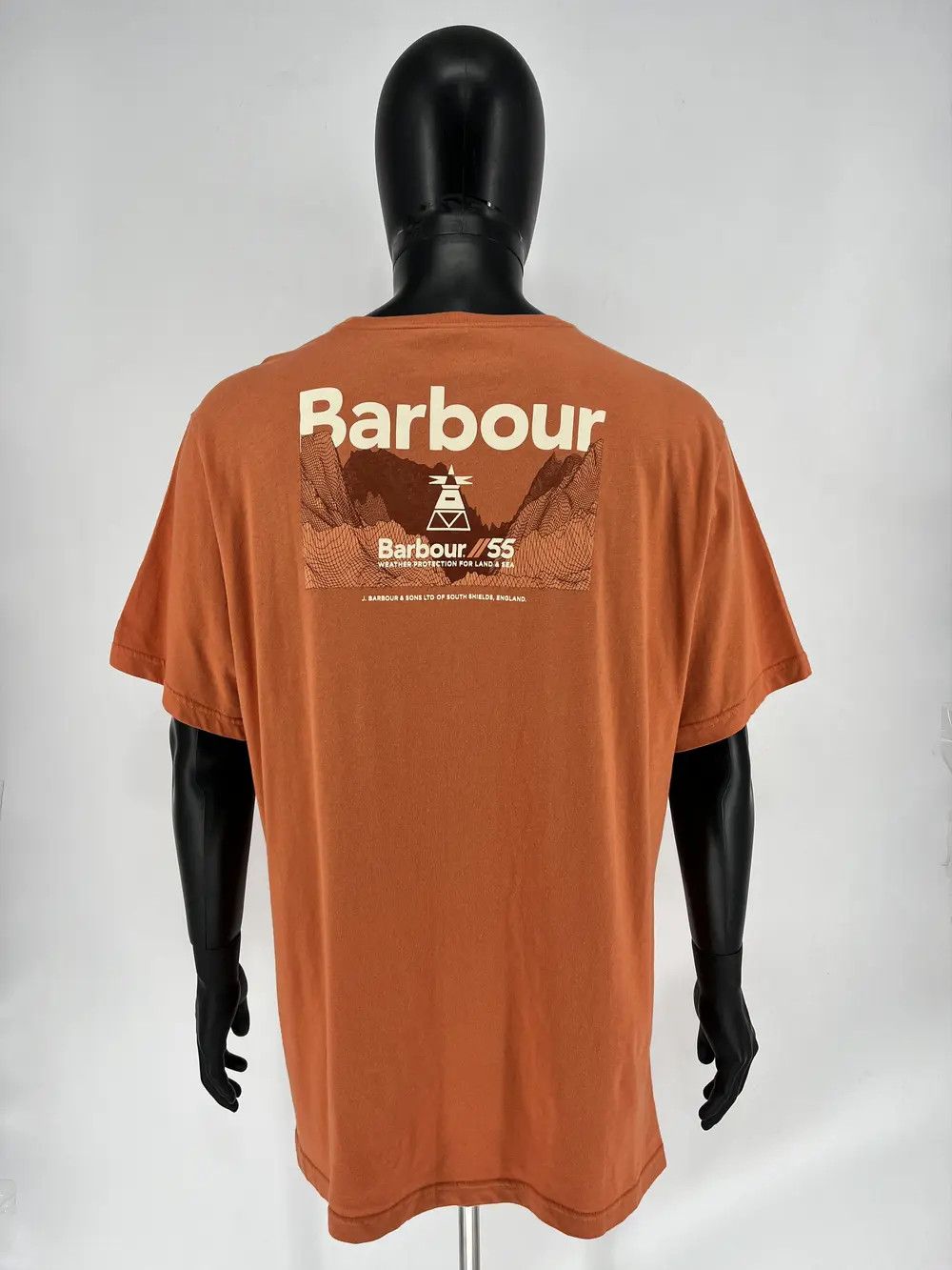 Barbour VINTAGE Mens Barbour International Big Logo T-Shirt Size 2xl Size US XXL / EU 58 / 5 - 5 Thumbnail