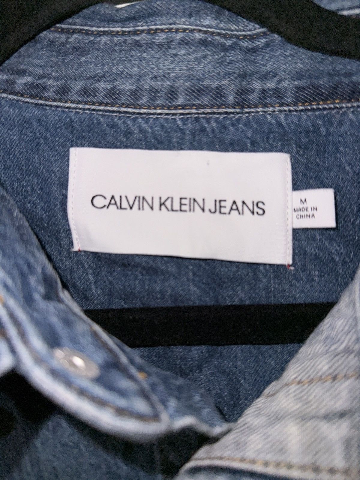 Calvin Klein Calvin Klein Denim Button Up Size US M / EU 48-50 / 2 - 2 Thumbnail