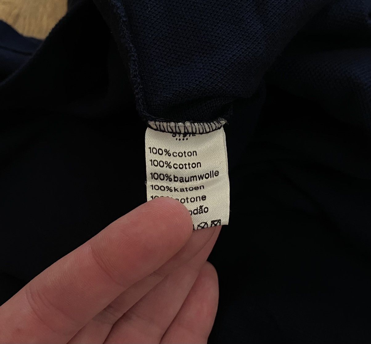 Lacoste Lacoste Big Logo Tee x Vintage Size US L / EU 52-54 / 3 - 5 Thumbnail