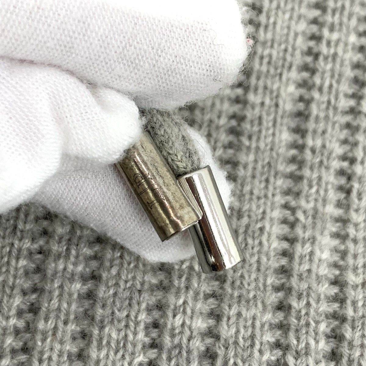 Loro Piana Loro Piana Grey Cashmere Long Sleeve Knitwear K26WX Size S / US 4 / IT 40 - 7 Thumbnail