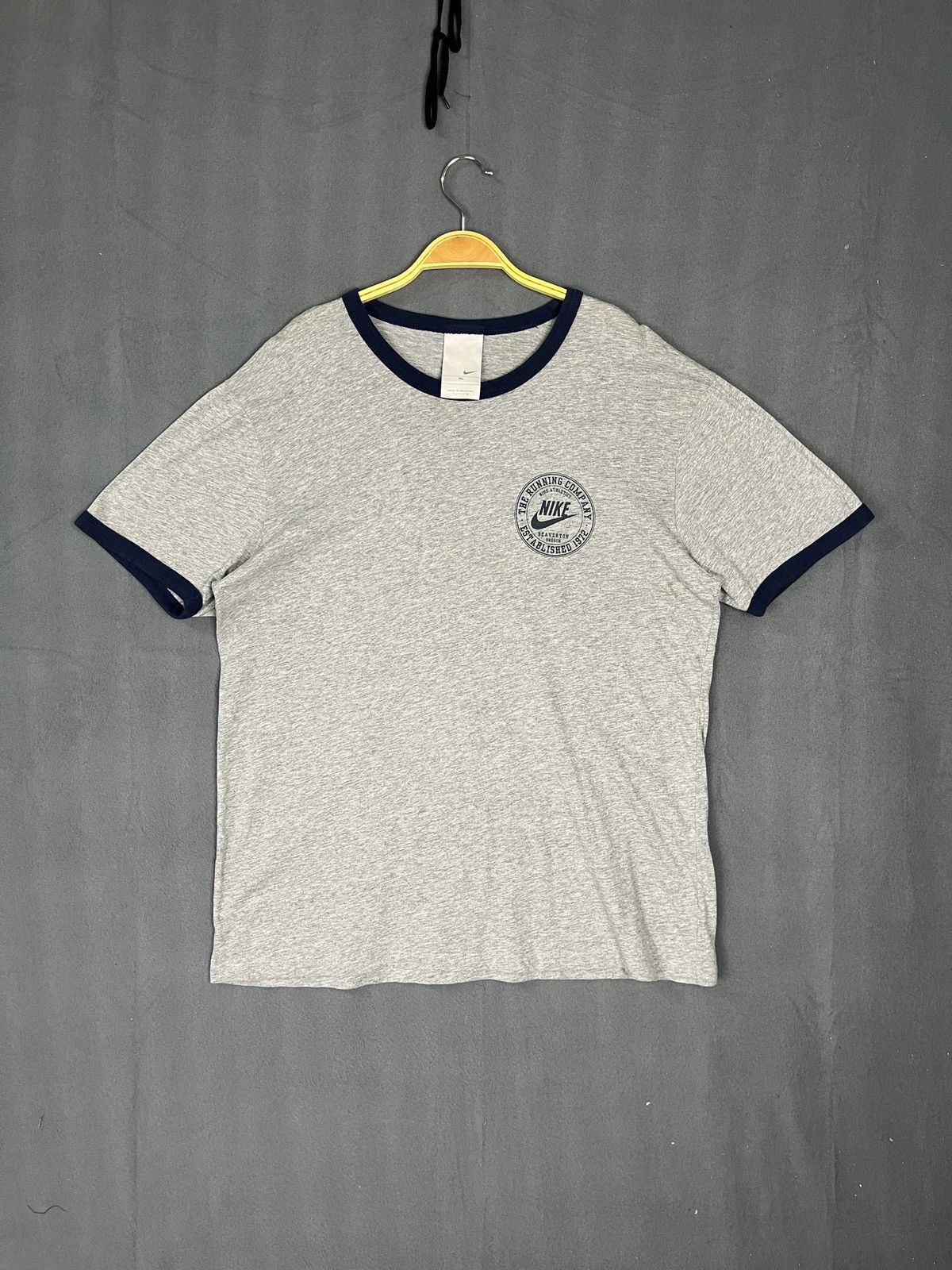 Nike × Vintage Vintage 90s Nike Ringer Tee Size US XL / EU 56 / 4 - 1 Thumbnail