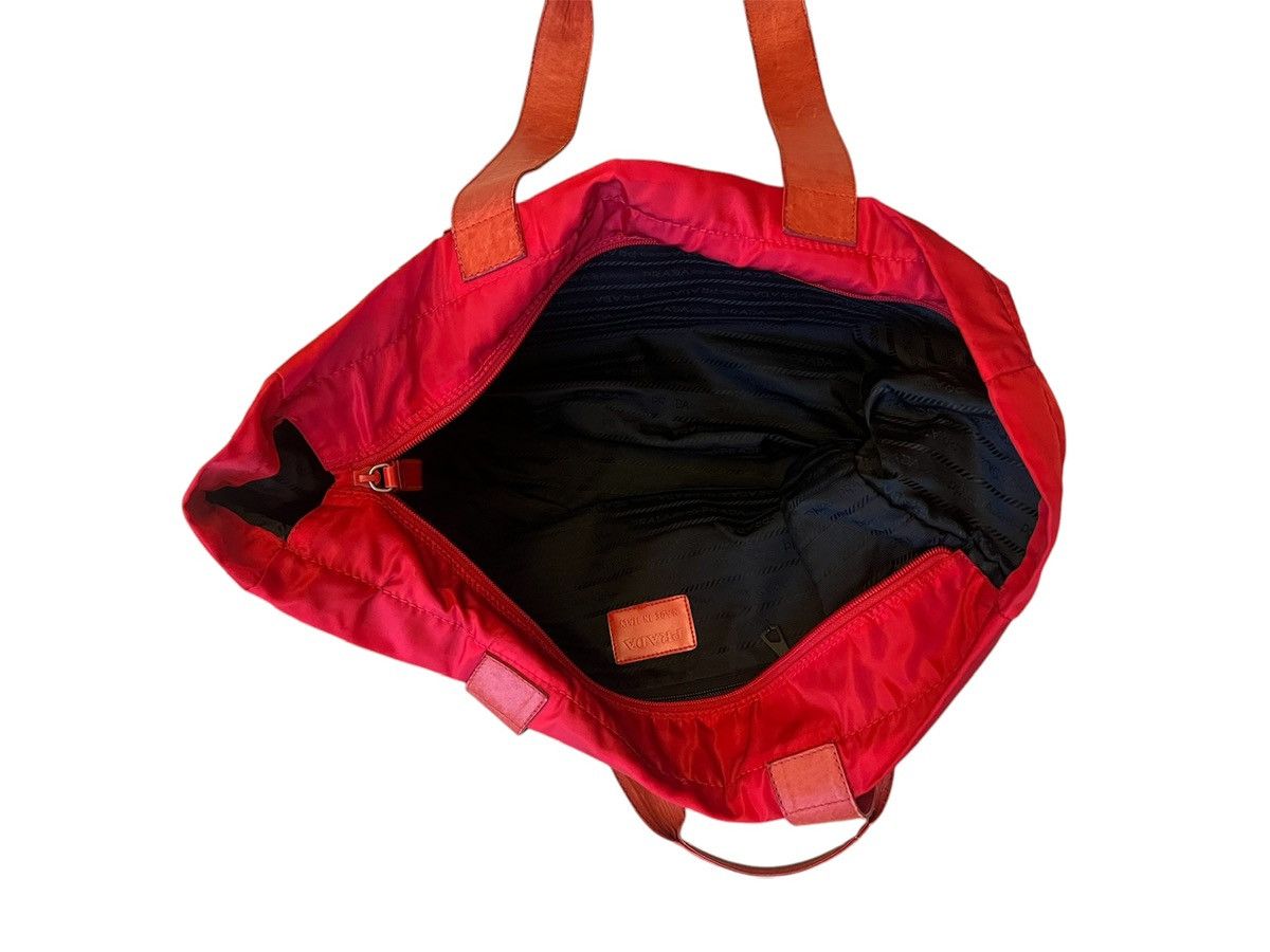 Prada Prada Red Shoulder Bag Size ONE SIZE - 9 Thumbnail