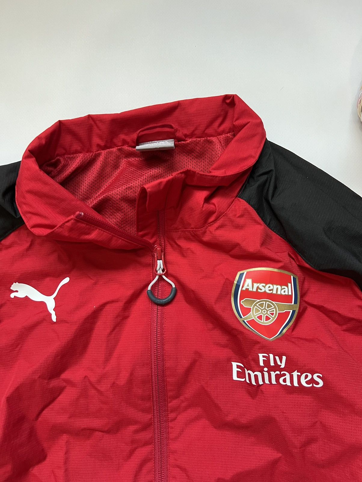 Puma Vintage Puma Soccer Jacket Arsenal Fly Emirates Size US XL / EU 56 / 4 - 2 Thumbnail