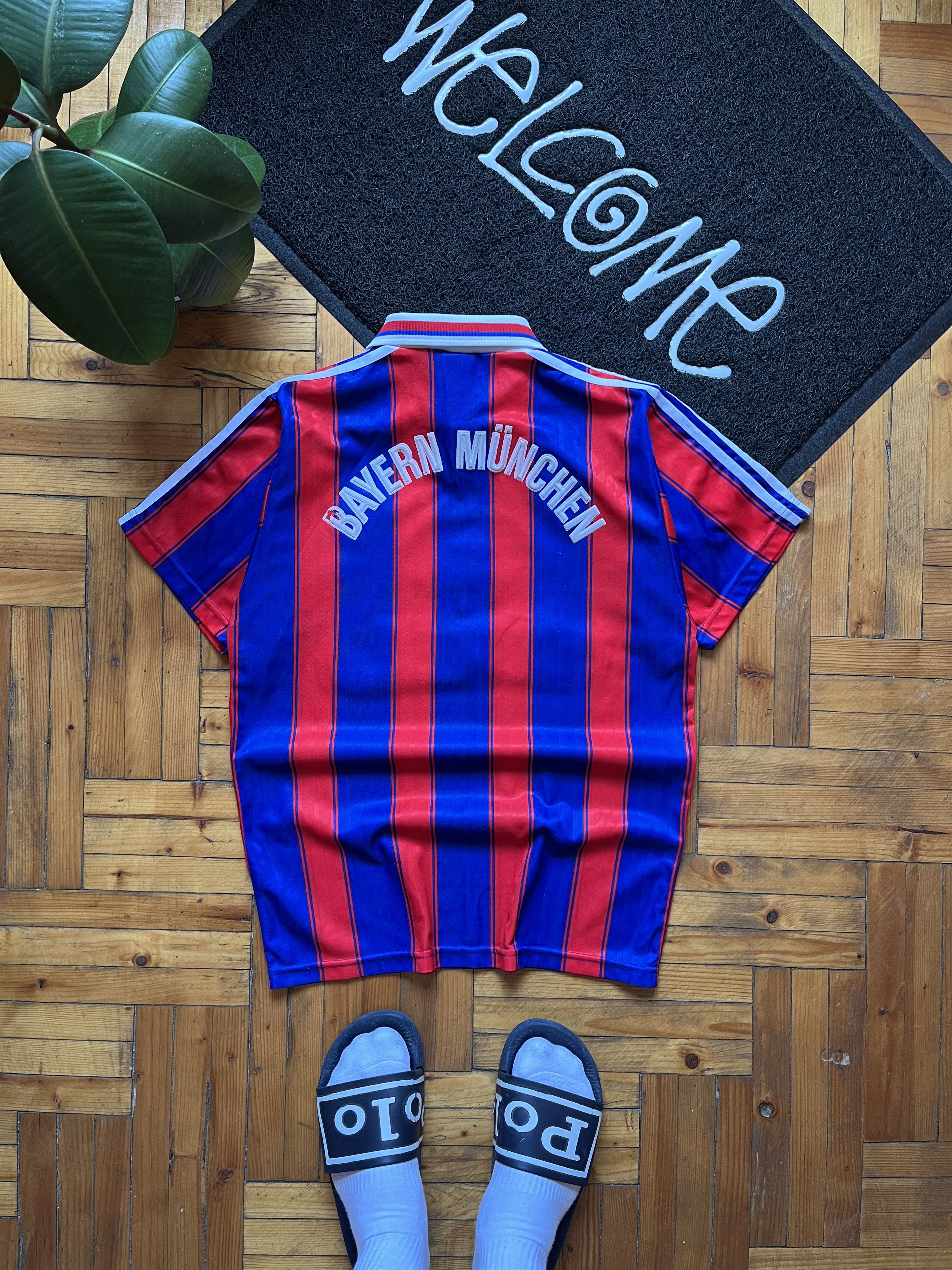 Adidas BAYERN MUNICH 1995-1997 HOME SOCCER SHIRT JERSEY ADIDAS Size US S / EU 44-46 / 1 - 6 Thumbnail