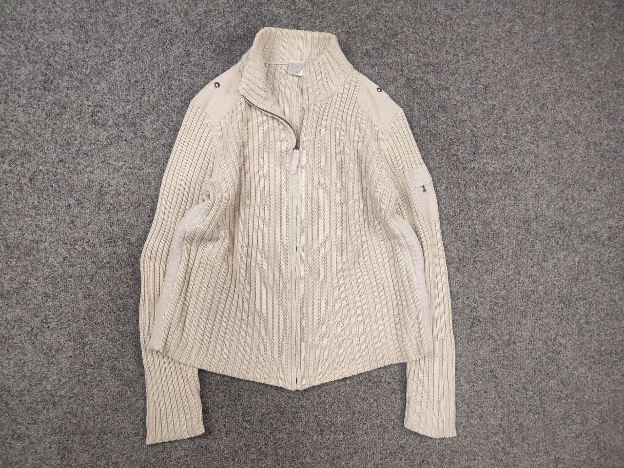 Japanese Brand Vintage if six was nine Zip ribbed sweater Hysteric Y2K LGB Size US S / EU 44-46 / 1 - 2 Thumbnail
