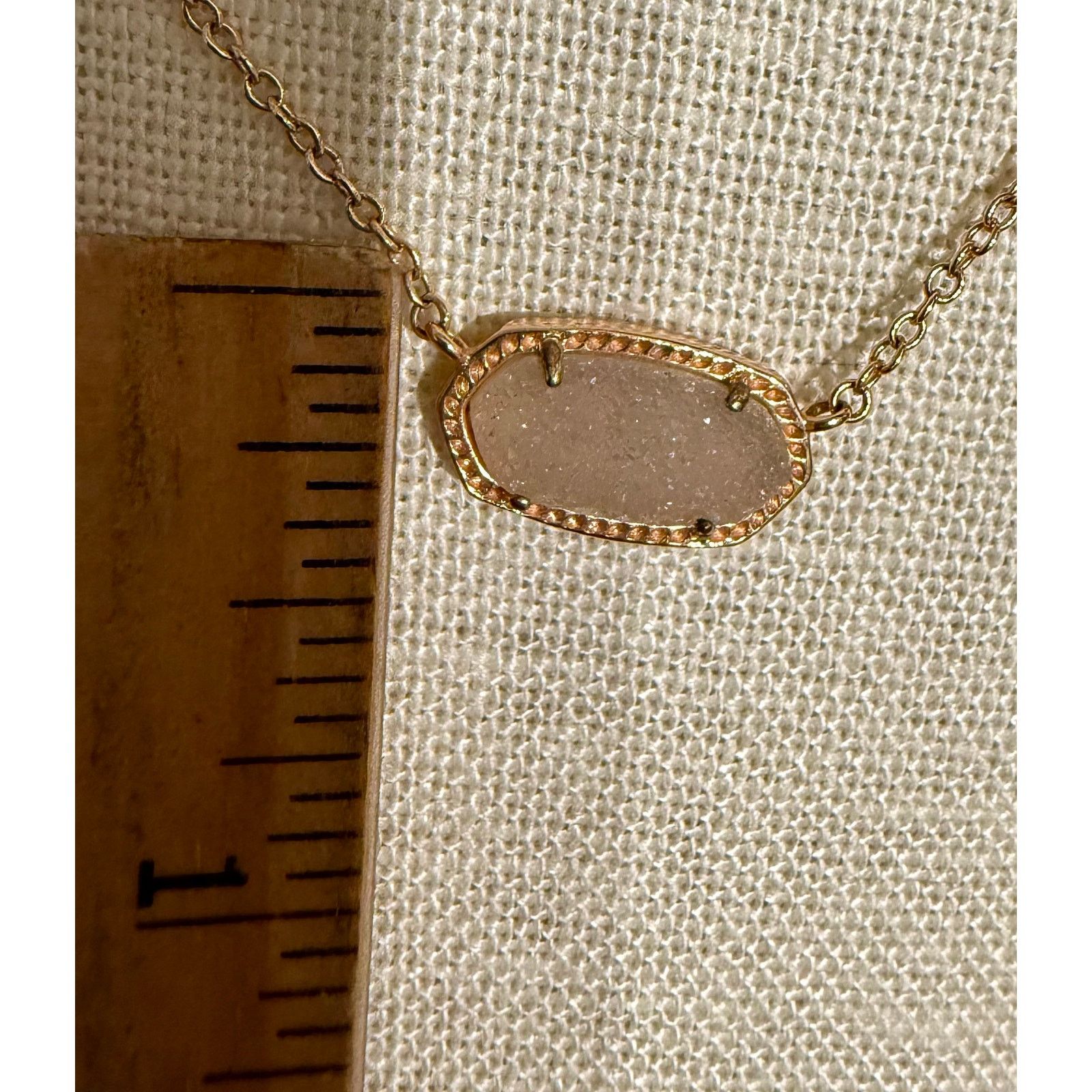 Kendra Scott Authentic Kendra Scott Druzy Necklace Gold Tone 20” Signed Size ONE SIZE - 5 Thumbnail