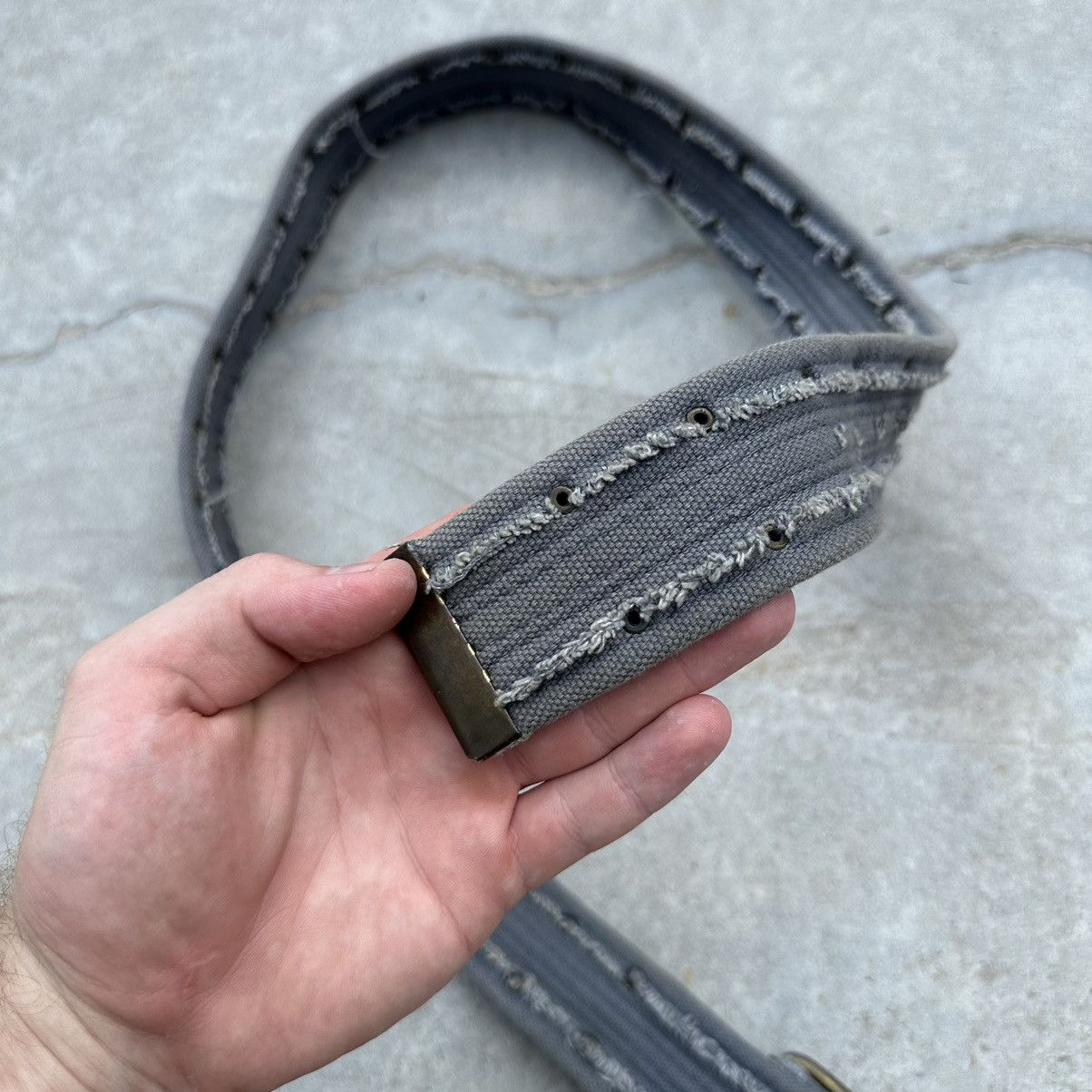 Japanese Brand × Vintage Vintage Japanese Style Knit Belt Y2K Style USA 00s Size ONE SIZE - 3 Thumbnail