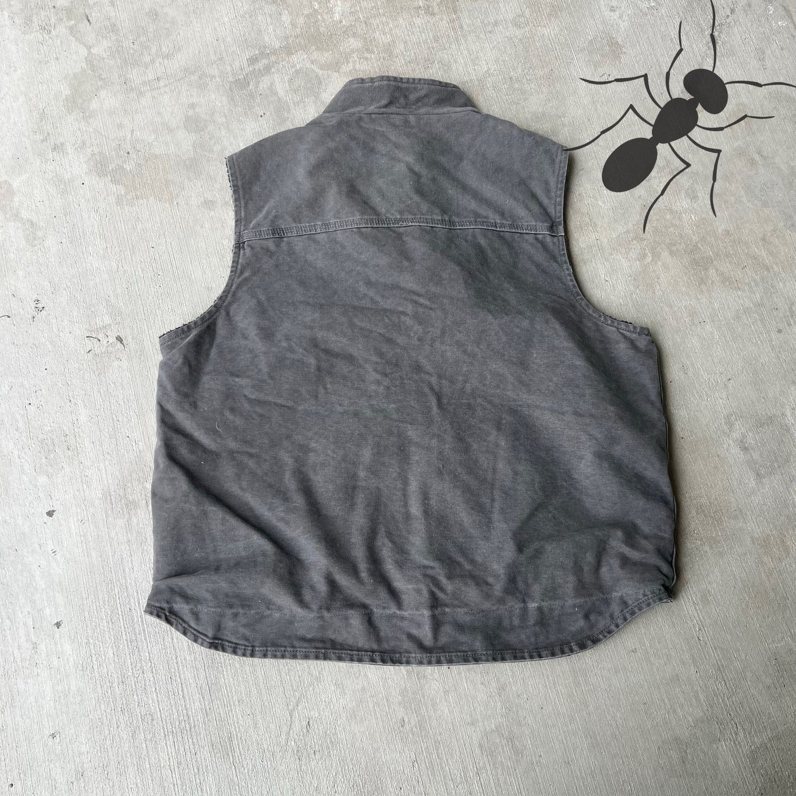 Carhartt × Vintage Carhartt V33 GVL gray work wear vest Size US XL / EU 56 / 4 - 3 Thumbnail