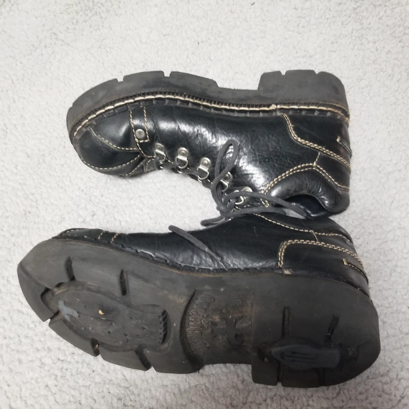 Vintage VINTAGE London Underground Boots Woman 11 Black K Monki Platform Goth 90s Mens Size US 11 / IT 41 - 3 Thumbnail