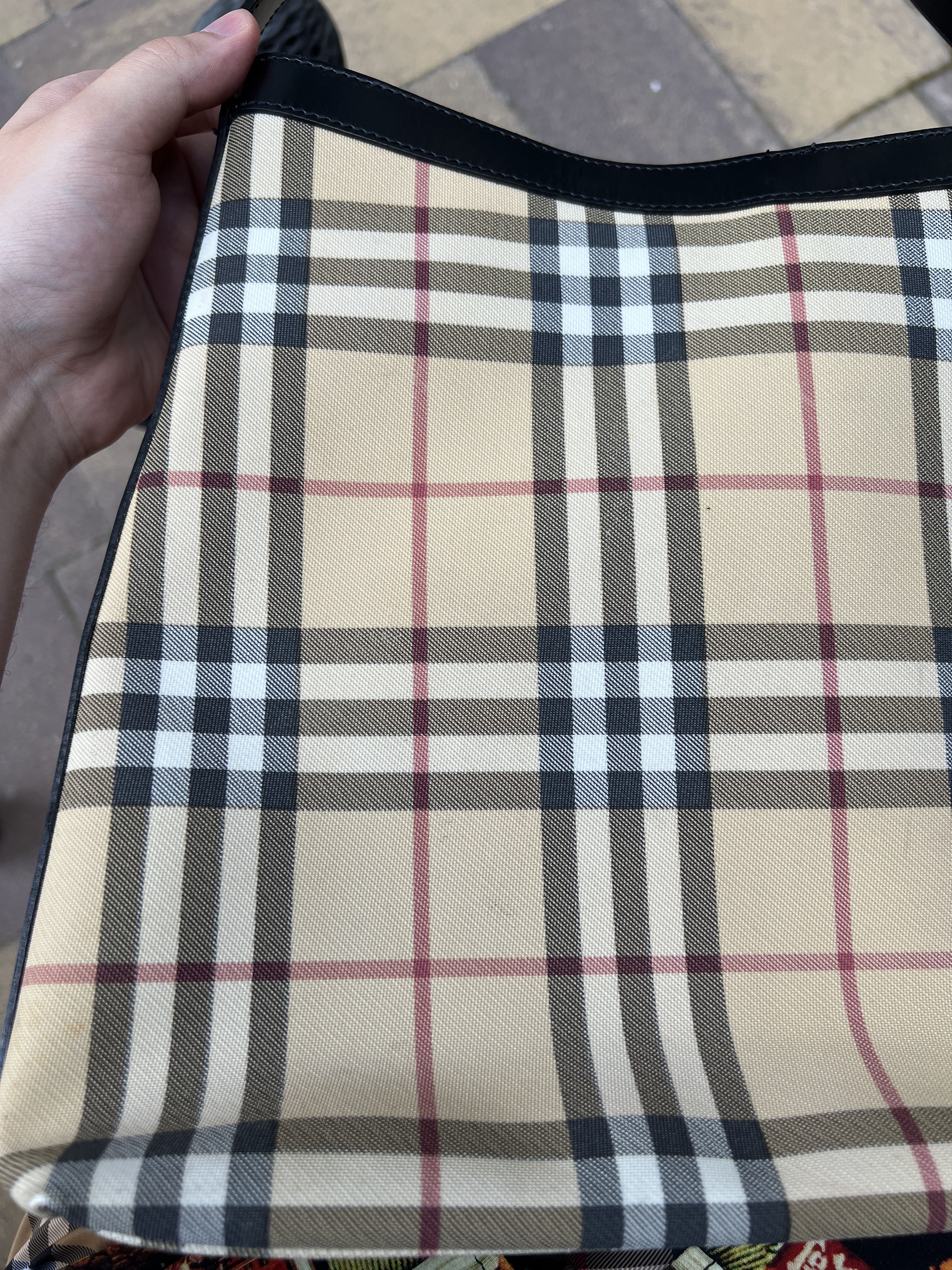 Burberry Vintage 90s Burberry Nova Check Shoulder Bag Size ONE SIZE - 3 Thumbnail