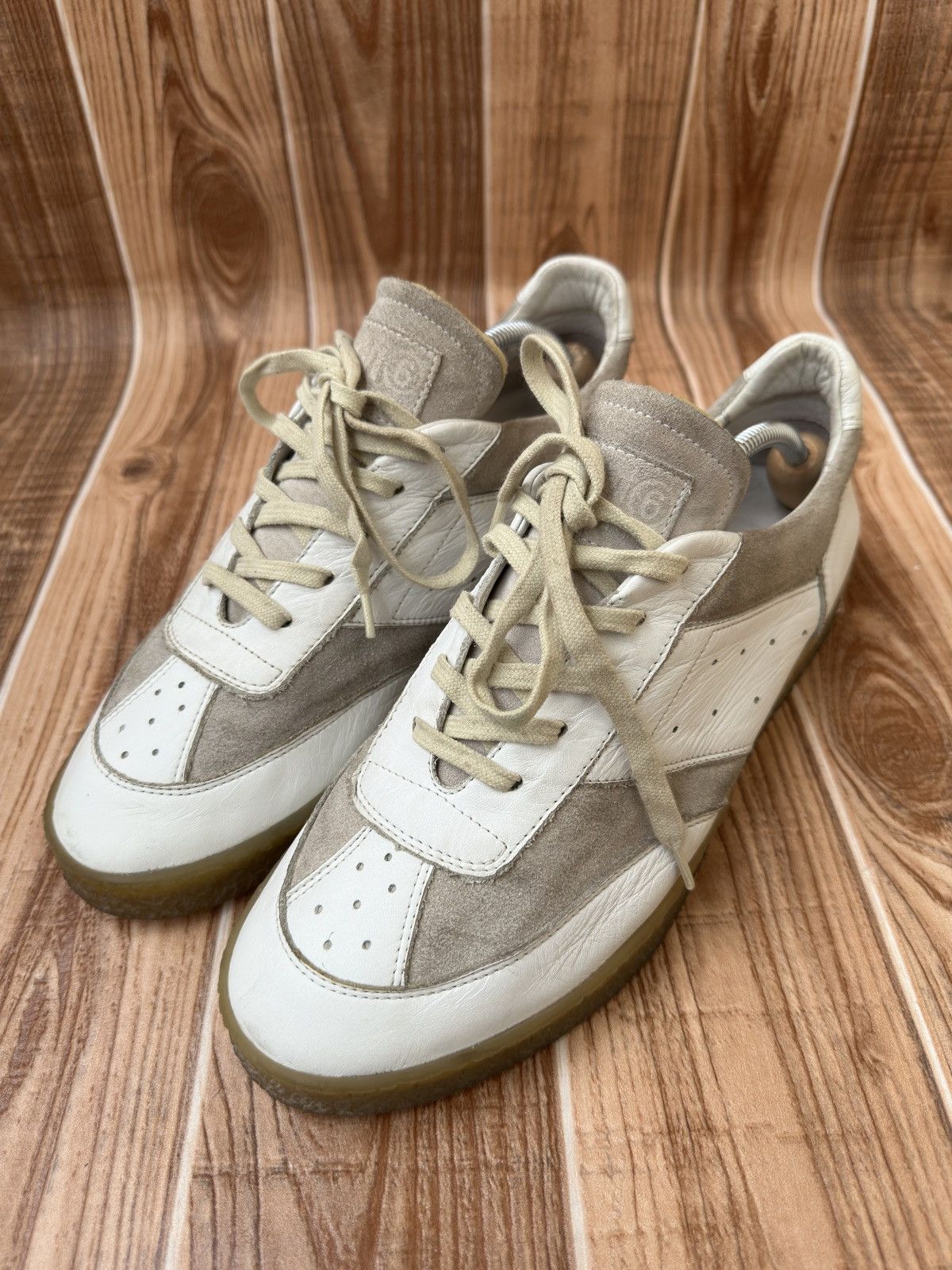 Maison Margiela Maison margiela MM6 White Court Sneakers Lowtops Size US 11 / EU 44 - 4 Thumbnail