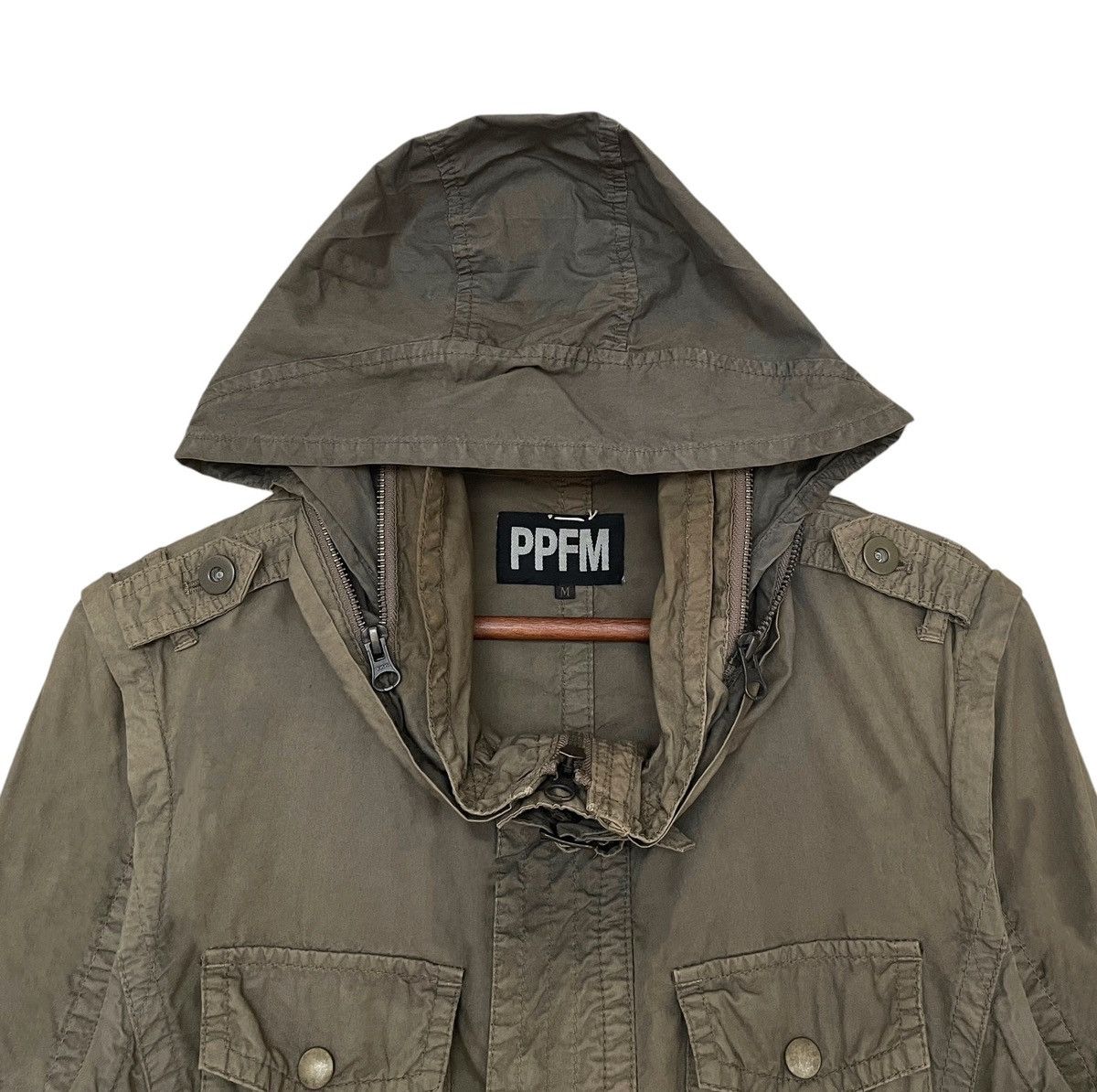 PPFM Vintage Japanese Brand PPFM Tactical Jacket 1990s Size US M / EU 48-50 / 2 - 3 Thumbnail