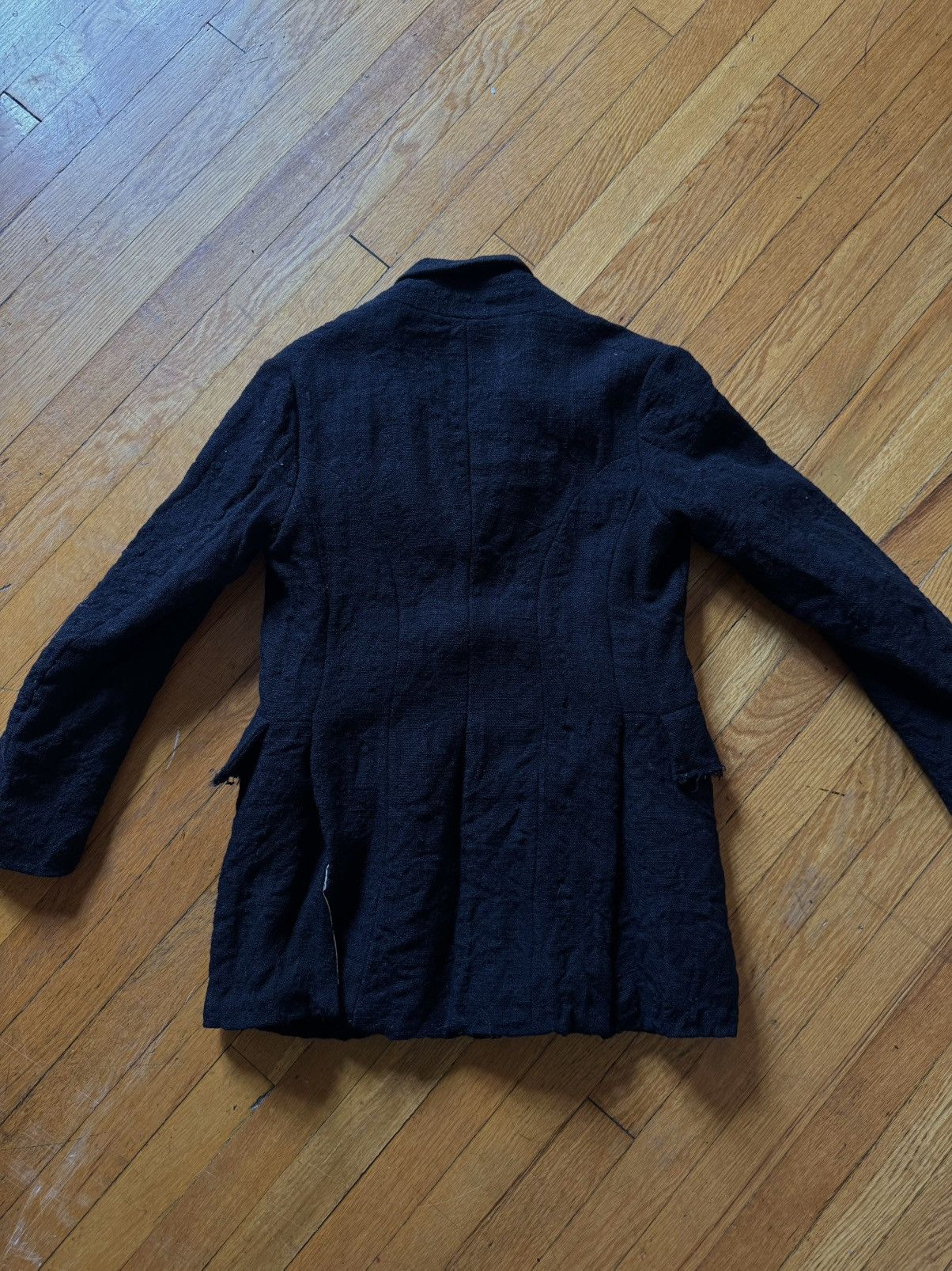 John Alexander Skelton Col. VI Black Wool Coat Size US S / EU 44-46 / 1 - 2 Thumbnail