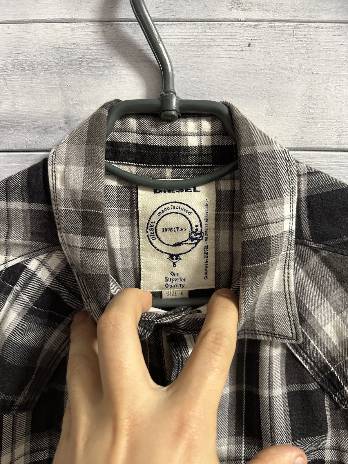 Diesel Rare Luxury Shirt Diesel Manufactured Y2K Style. Size US M / EU 48-50 / 2 - 8 Thumbnail