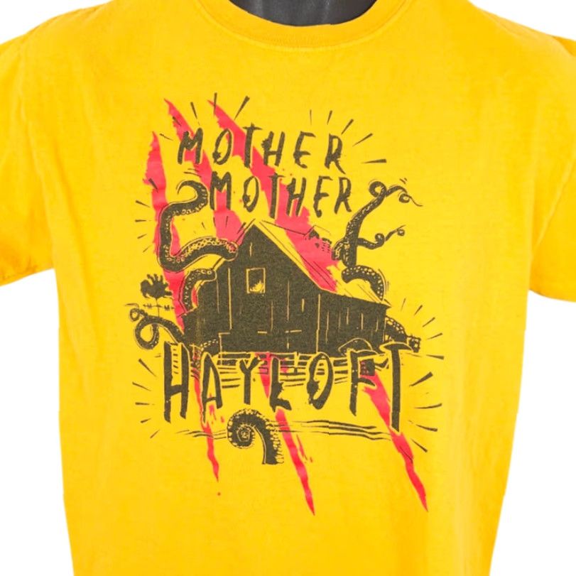 MOTHER Mother Mother T Shirt Mens Size Small Yellow Hayloft Rock Band Tee Size US S / EU 44-46 / 1 - 2 Thumbnail