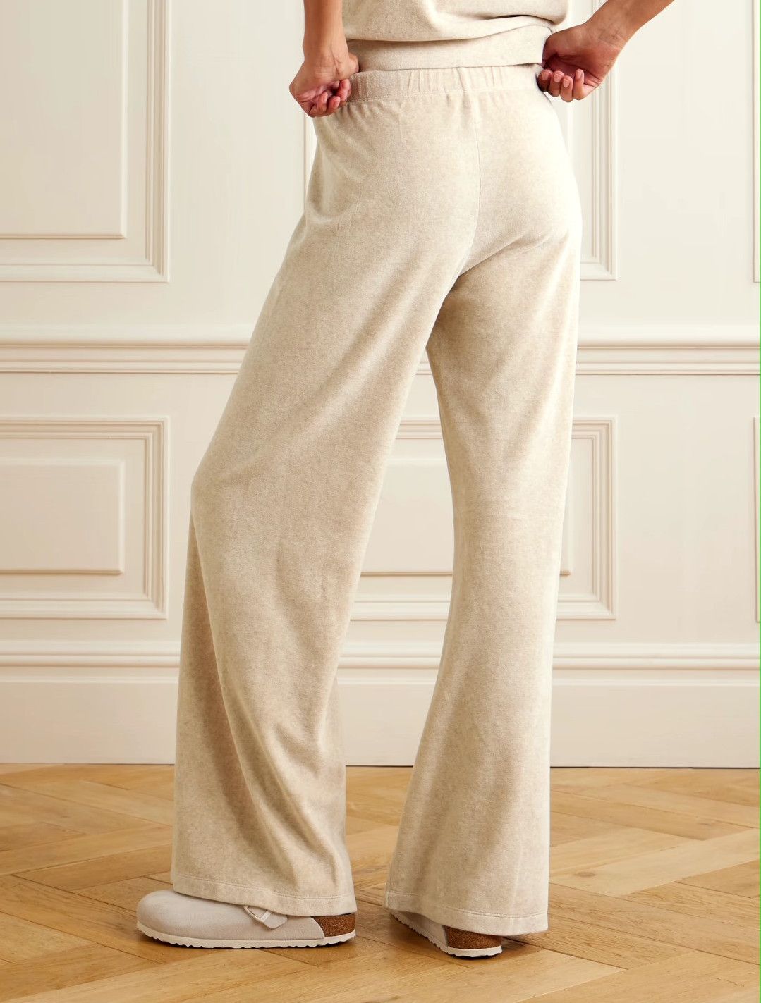 Other SUZIE KONDI Velour 2 pieces Top Pants Suit Size M Size 30" / US 8 / IT 44 - 2 Thumbnail