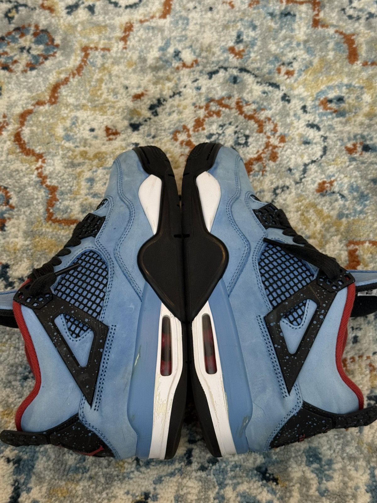 Jordan Brand × Travis Scott Travis Scott x Air Jordan 4 Blue Trainers HiTop high shoes Size US 8 / EU 41 - 16 Thumbnail