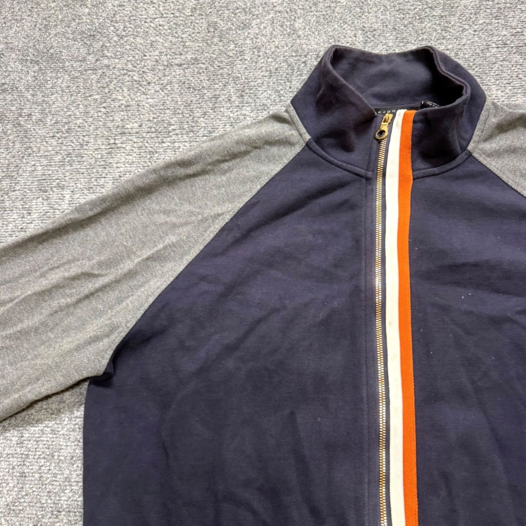 Vintage VINTAGE Sean John Full-zip Jacket Men 2XL Navy Blue Striped Y2K Hip-hop Diddy Jacket Size US XXL / EU 58 / 5 - 5 Thumbnail