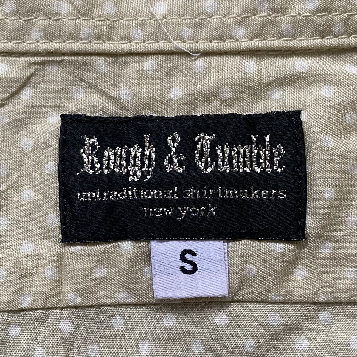 Nepenthes ROUGH & TUMBLE SS15 POLKA DOT BLOCK SHIRT Size US S / EU 44-46 / 1 - 5 Thumbnail