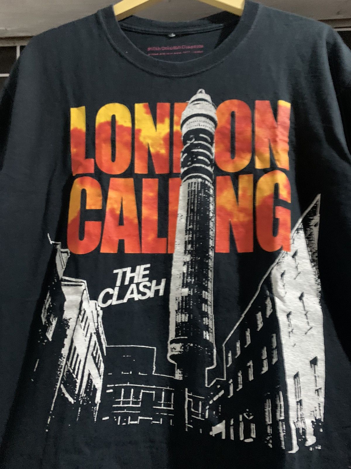 Band Tees × Vintage Vintage The Clash London Calling Fifth Column,Black flag Size US L / EU 52-54 / 3 - 3 Thumbnail