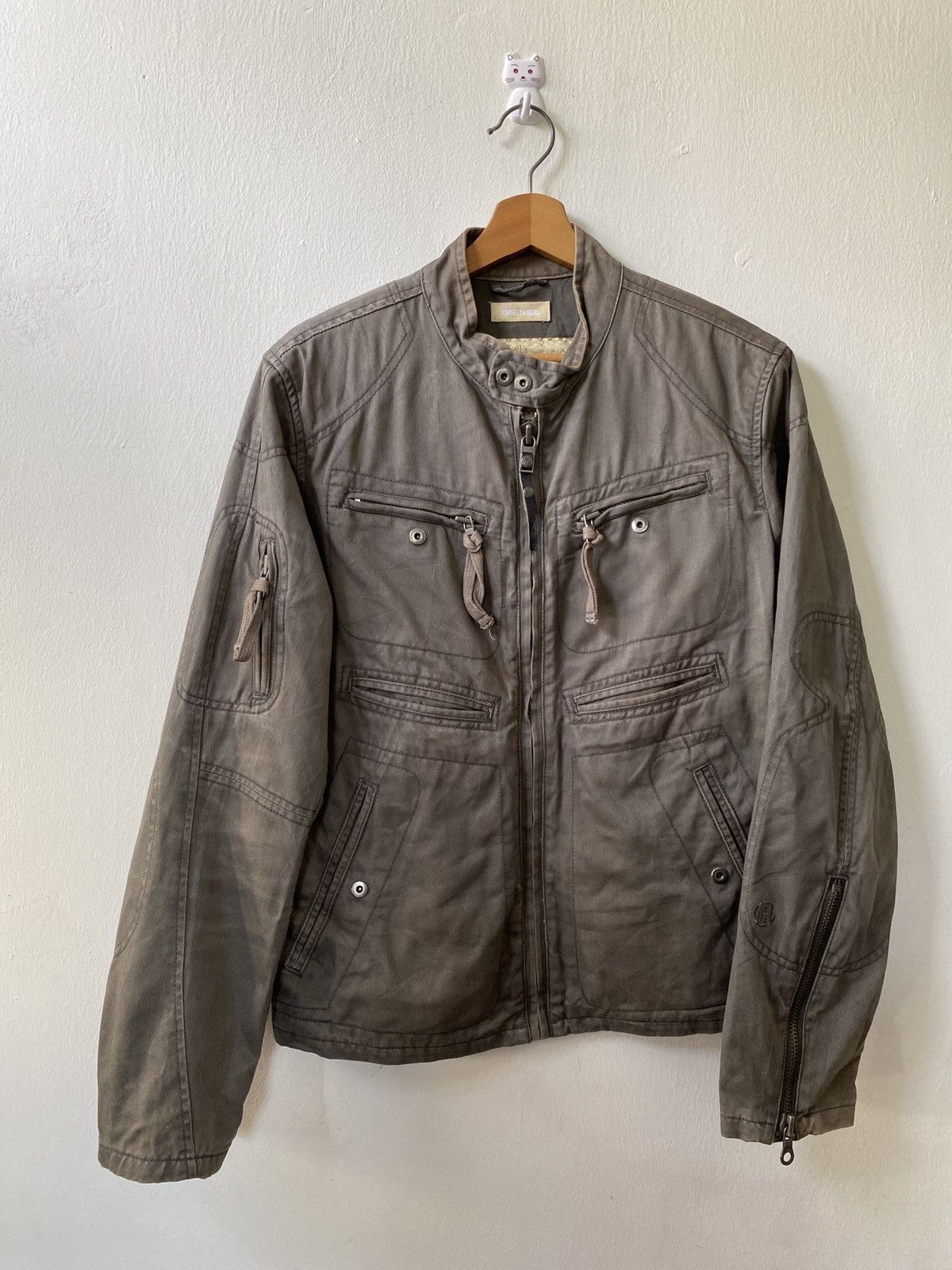 Diesel Diesel Rising Sun Multipocket Reversible Zipper Jacket Size US M / EU 48-50 / 2 - 1 Thumbnail
