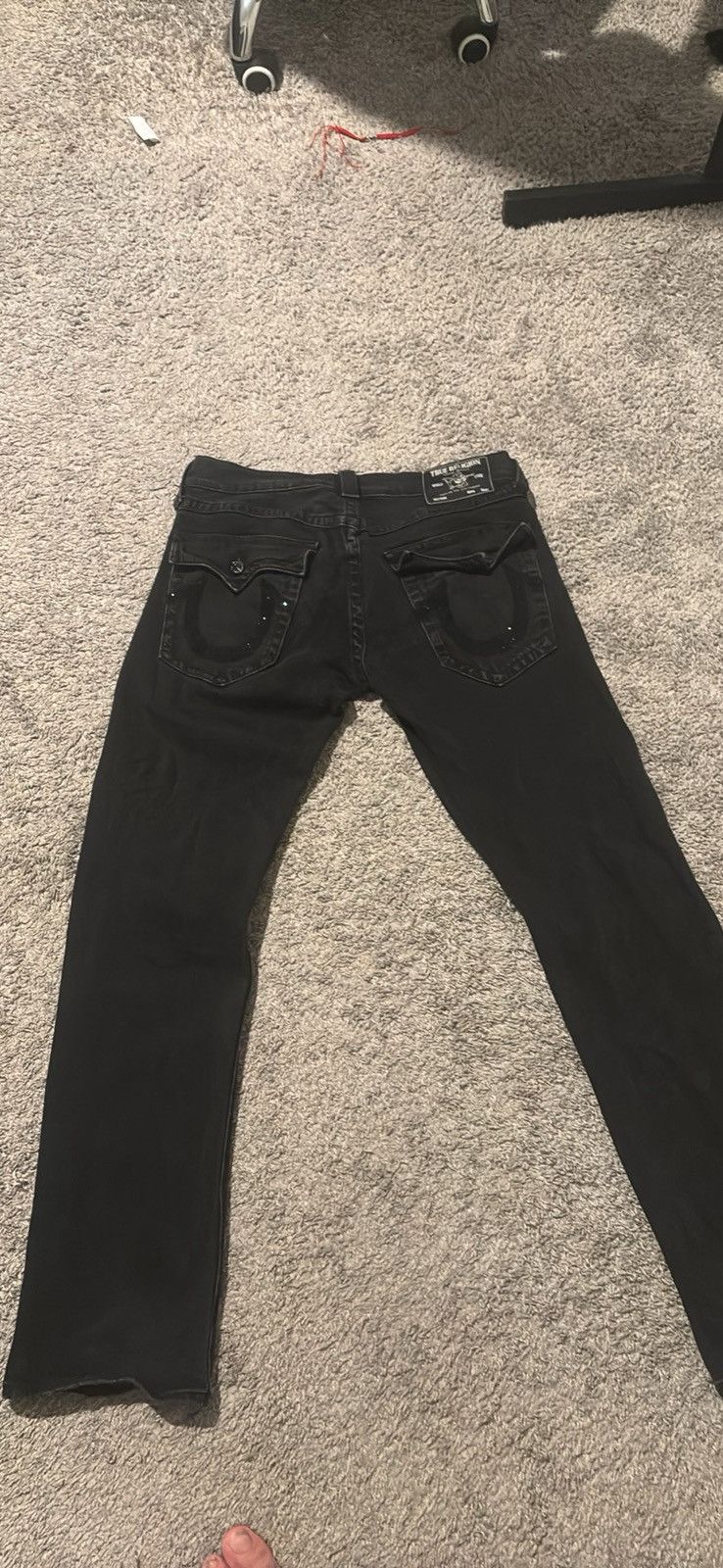 True Religion Crystal denim logo true religion pants Size US 32 / EU 48 - 2 Thumbnail