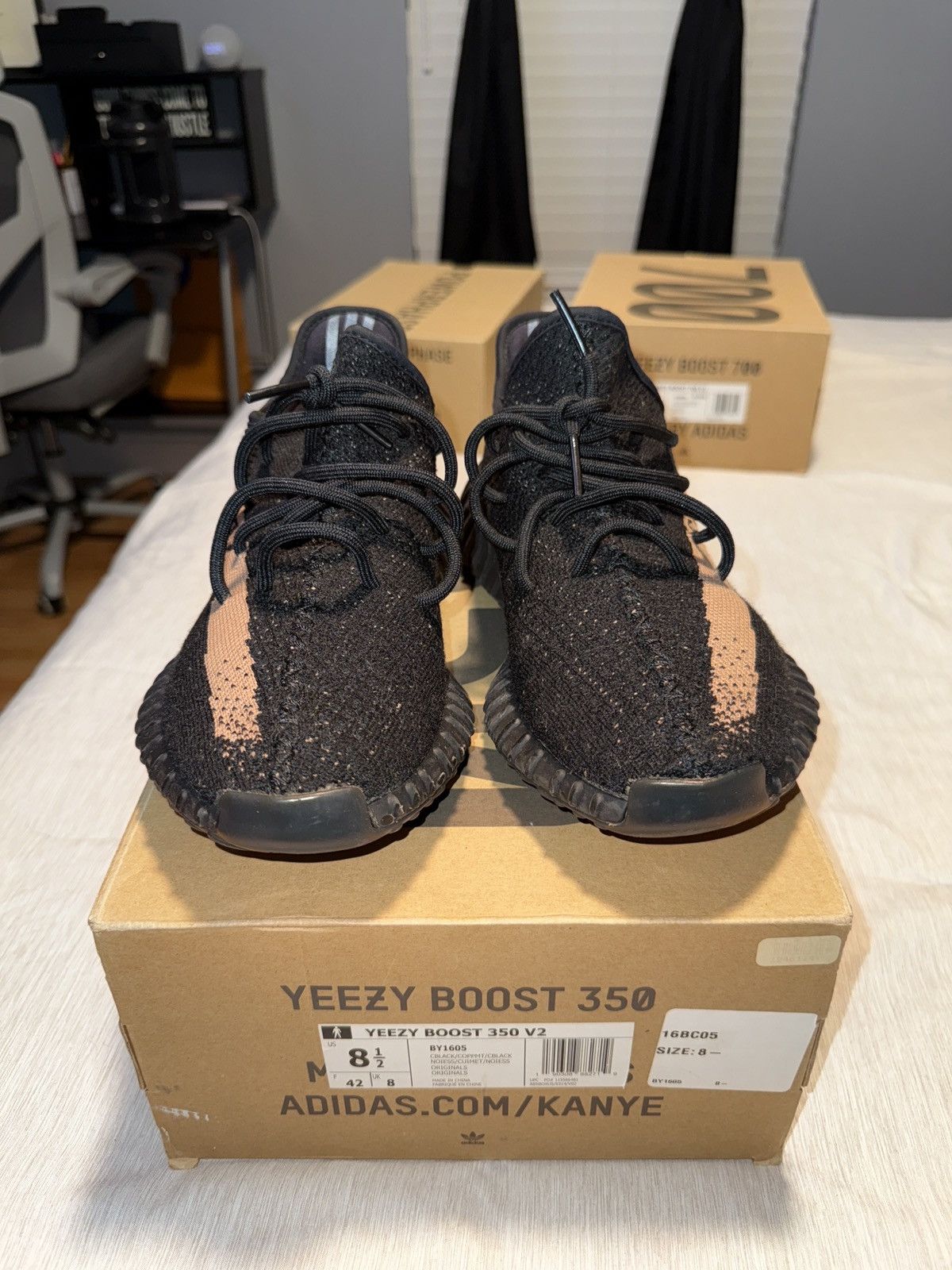 Adidas Yeezy Boost 350 V2 “Copper” Size US 8.5 / EU 41-42 - 7 Thumbnail