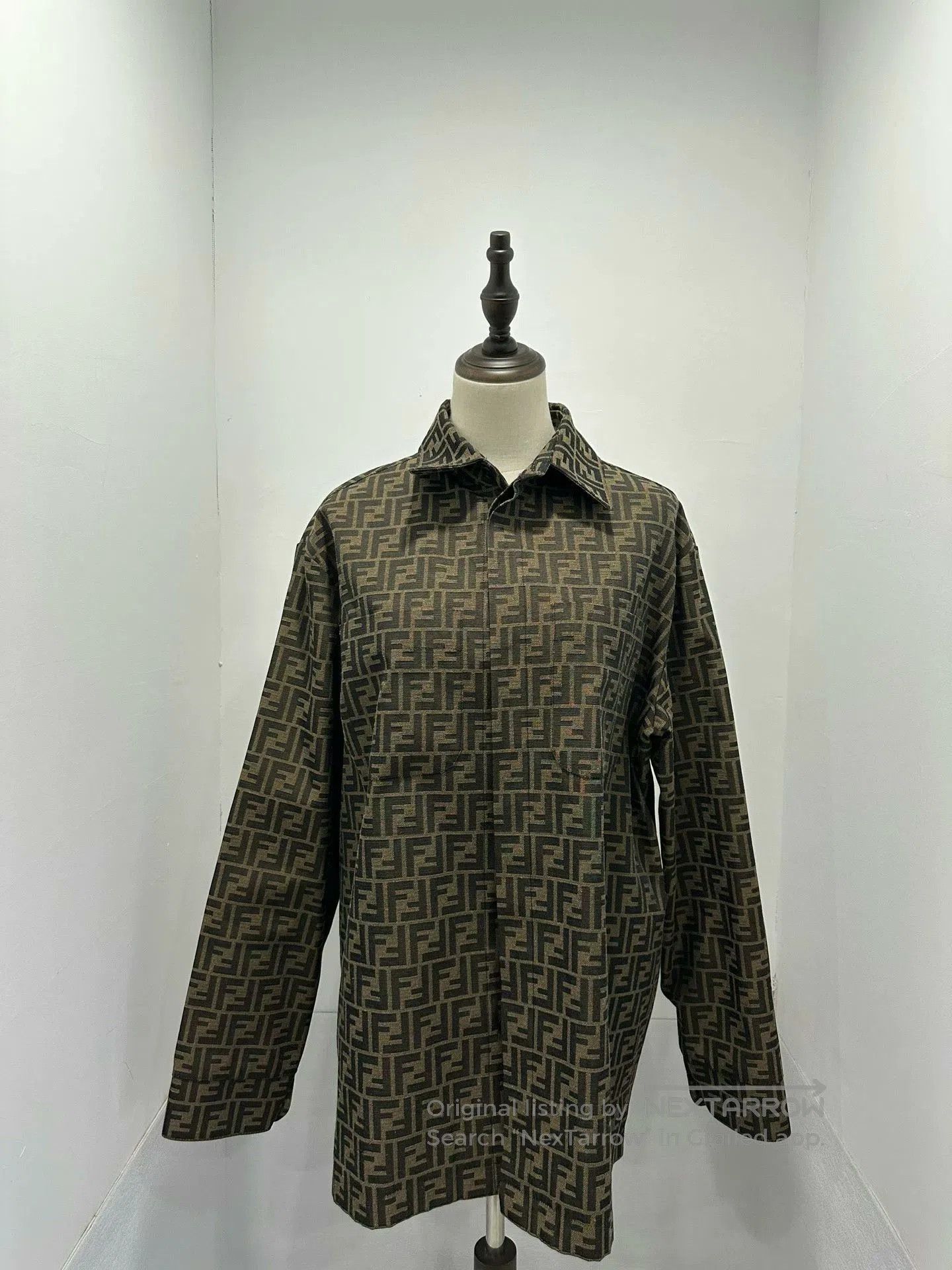 Fendi Fendi FF Print Denim Jacket in New Condition. Size US M / EU 48-50 / 2 - 1 Thumbnail