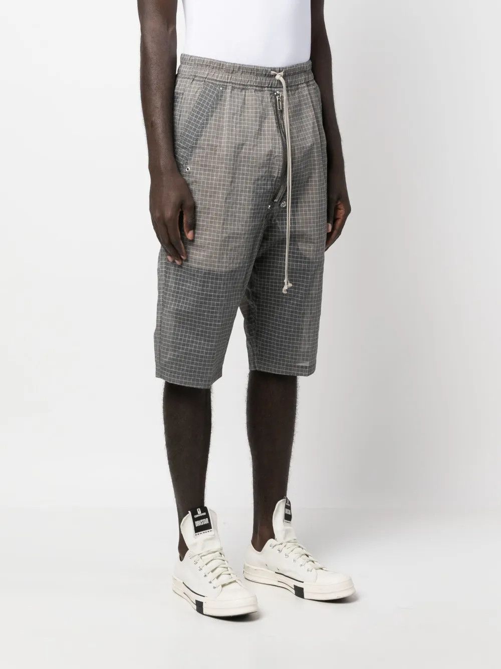 Rick Owens o1y0325 Short in Grey/White Size US 36 / EU 52 - 3 Thumbnail