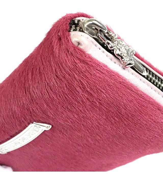 Chrome Hearts Chrome Hearts Mini Haraco Round Zip Wallet Size ONE SIZE - 3 Thumbnail