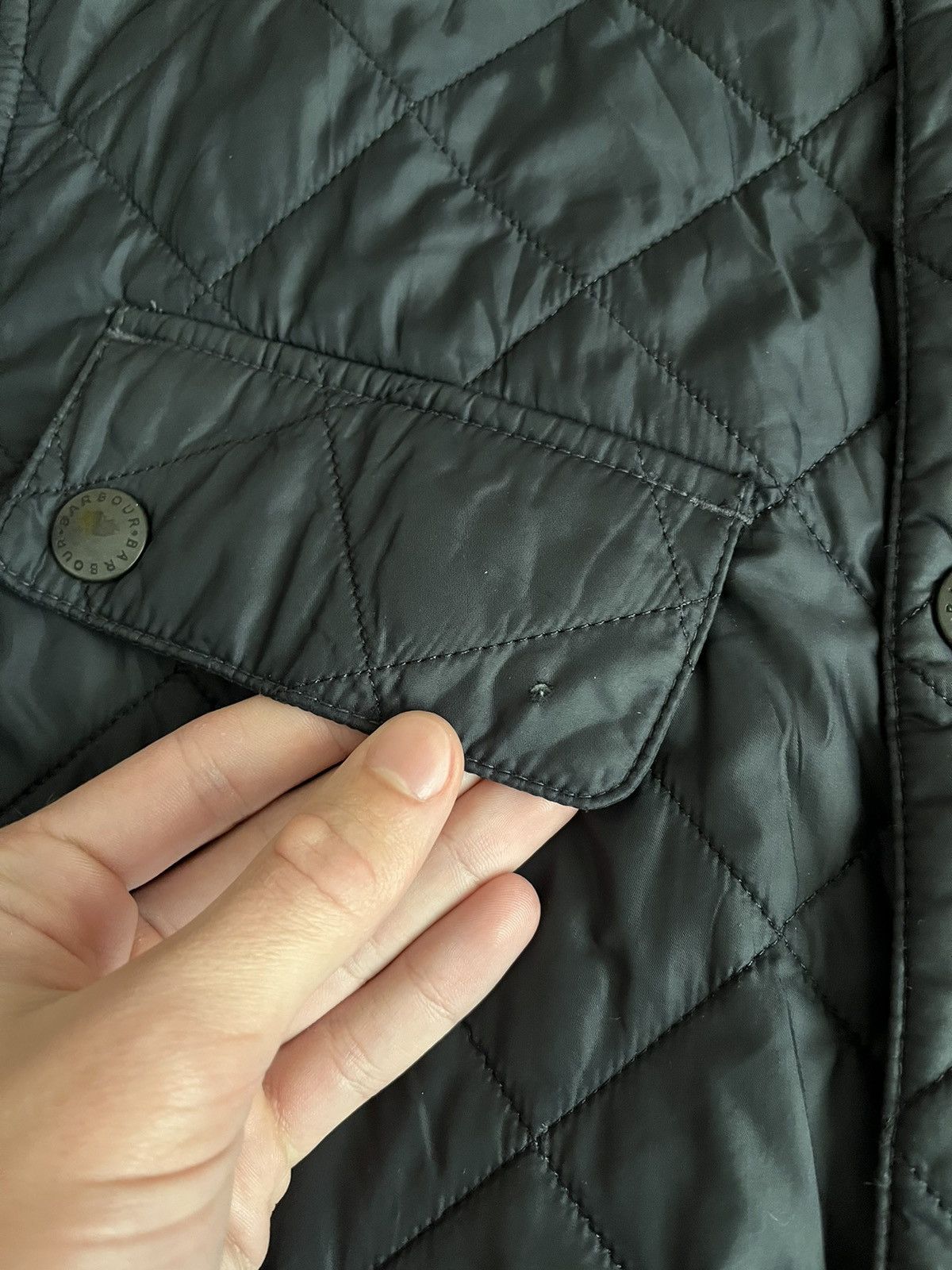 Barbour Barbour Steve McQueen Jeffries Navy Quilted USA Logo Jacket Size US M / EU 48-50 / 2 - 7 Thumbnail