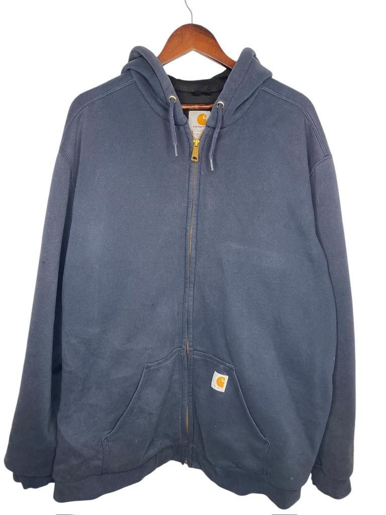 Carhartt Vintage Carhartt Rain Defender Workwear Hooded Sweater Size US XL / EU 56 / 4 - 7 Thumbnail