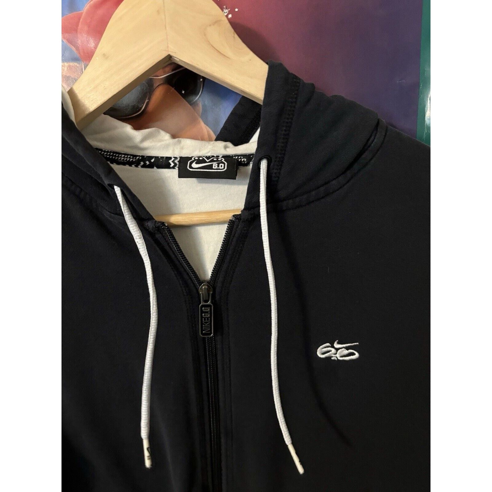 Nike Vintage nike black 6.0 Zip up pullover jacket size Unknown Size US M / EU 48-50 / 2 - 4 Thumbnail