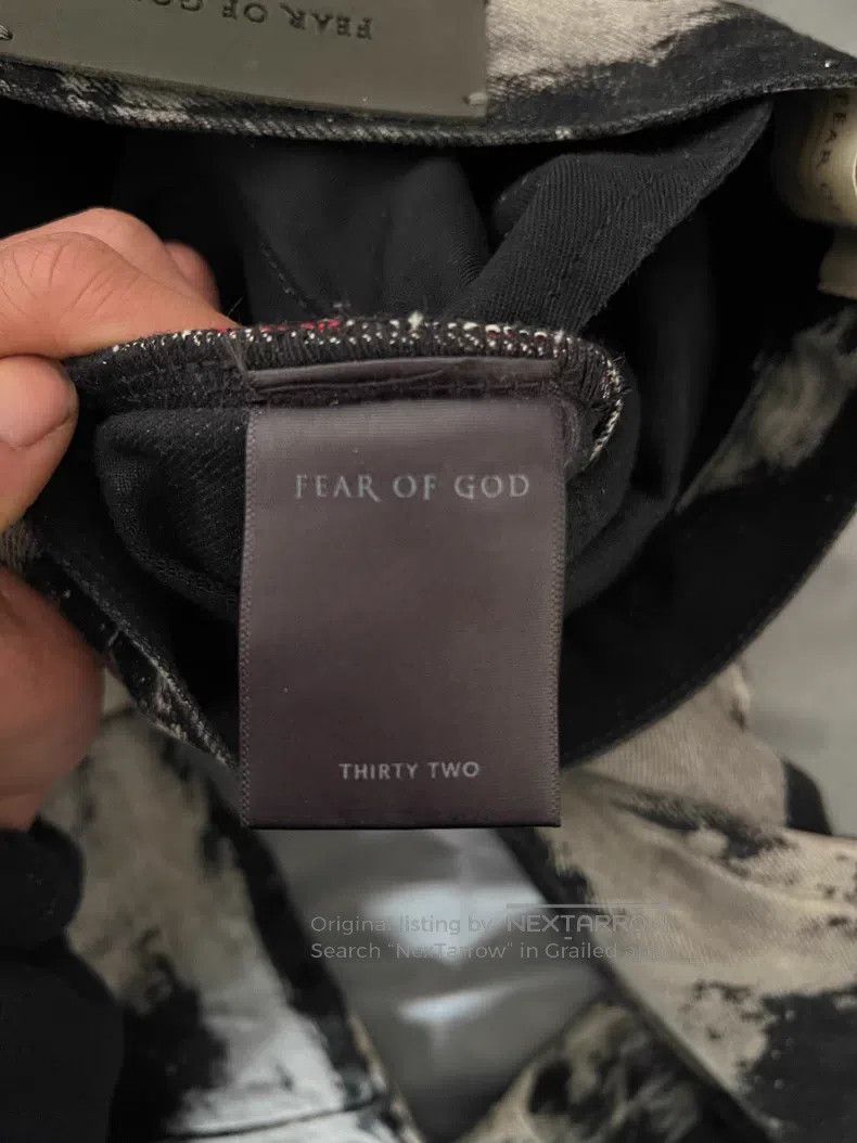 Fear of God Fear of God Limited edition ink-splashed jeans Size US 32 / EU 48 - 4 Thumbnail