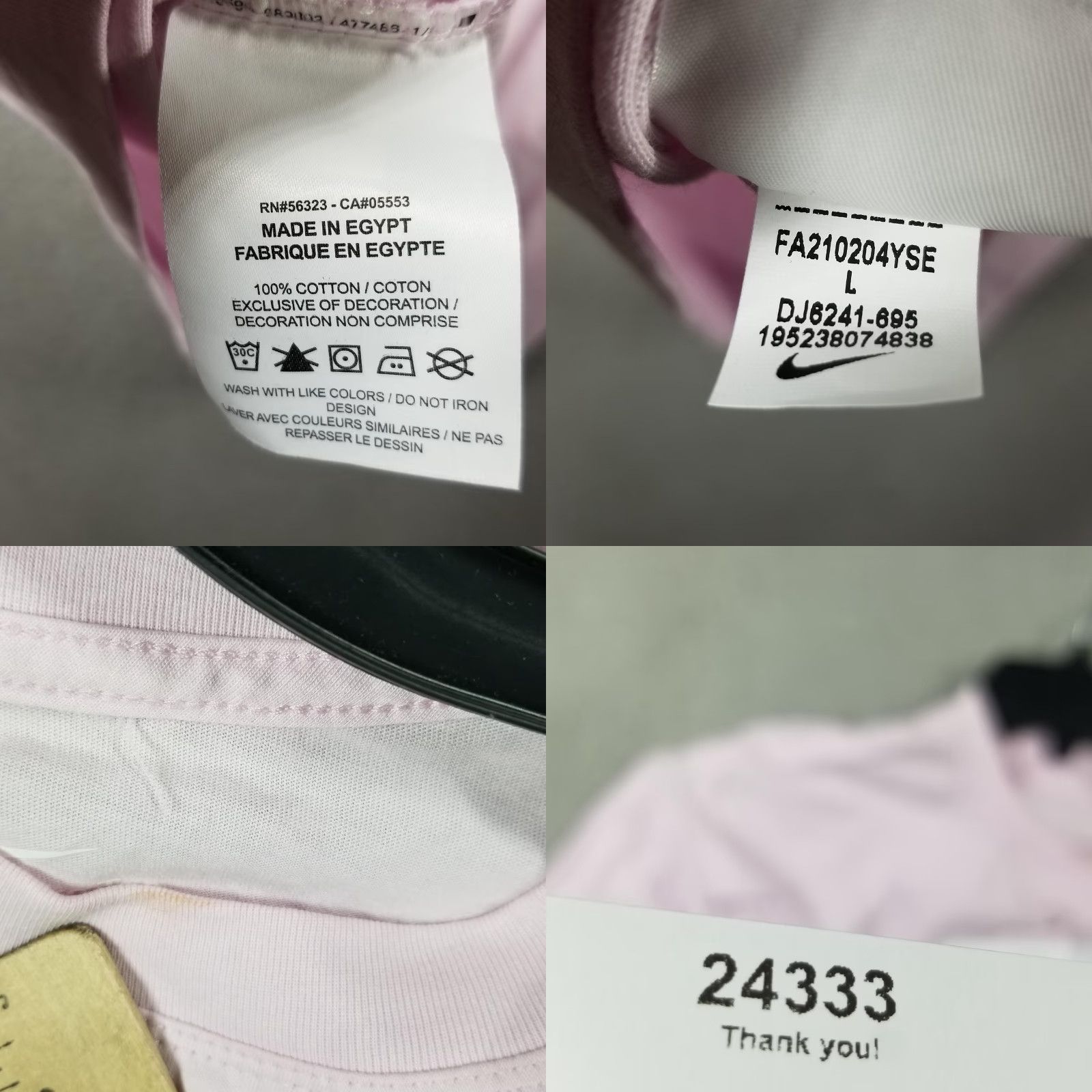 Nike Nike Women's Large Loose Fit Pink Tennis Shirt Swoosh Graphic Tee Casual Sports Size L / US 10 / IT 46 - 8 Thumbnail