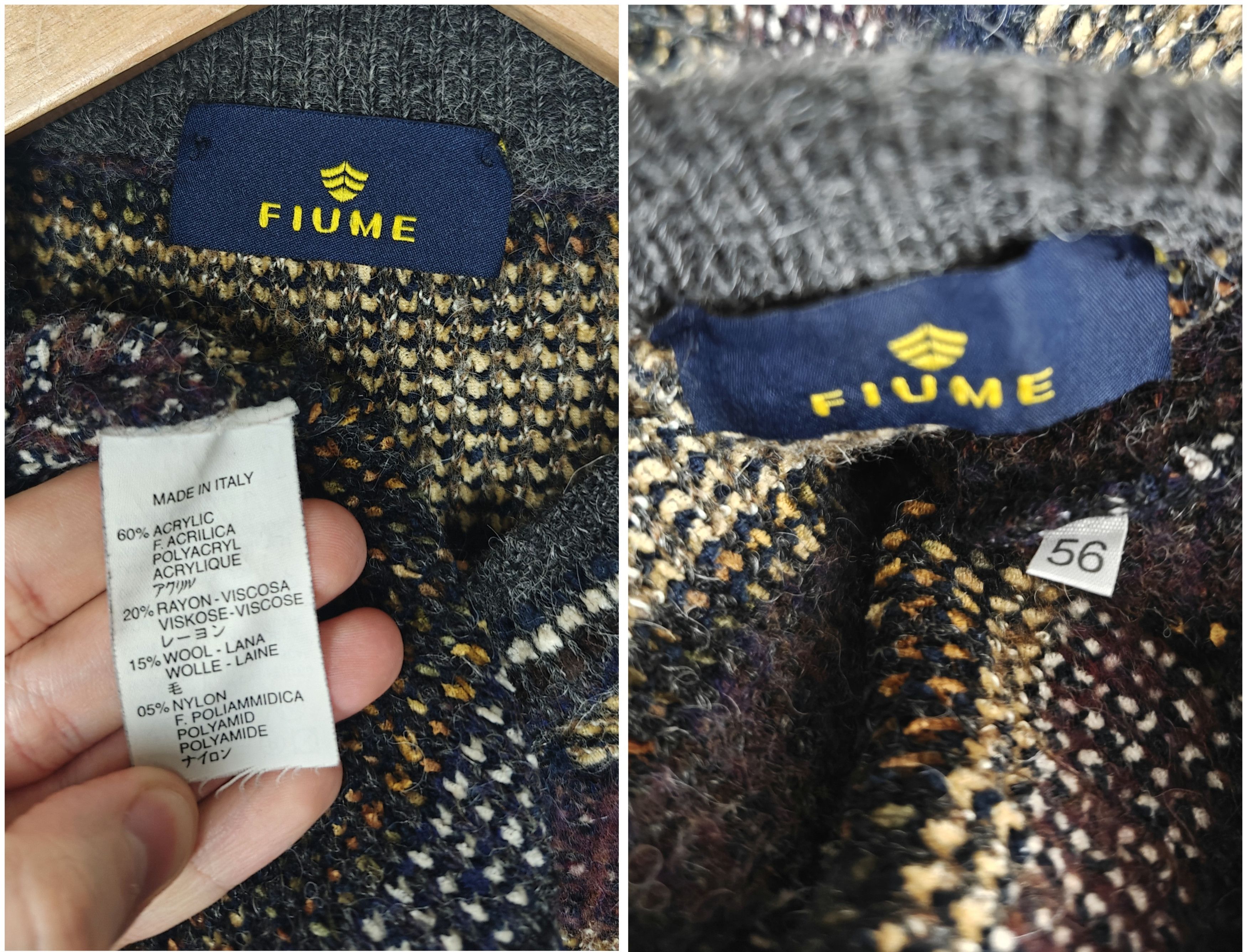Other Fiume Knit Sweater Italy Pullover Multicolor size IT56 Size US XL / EU 56 / 4 - 7 Thumbnail