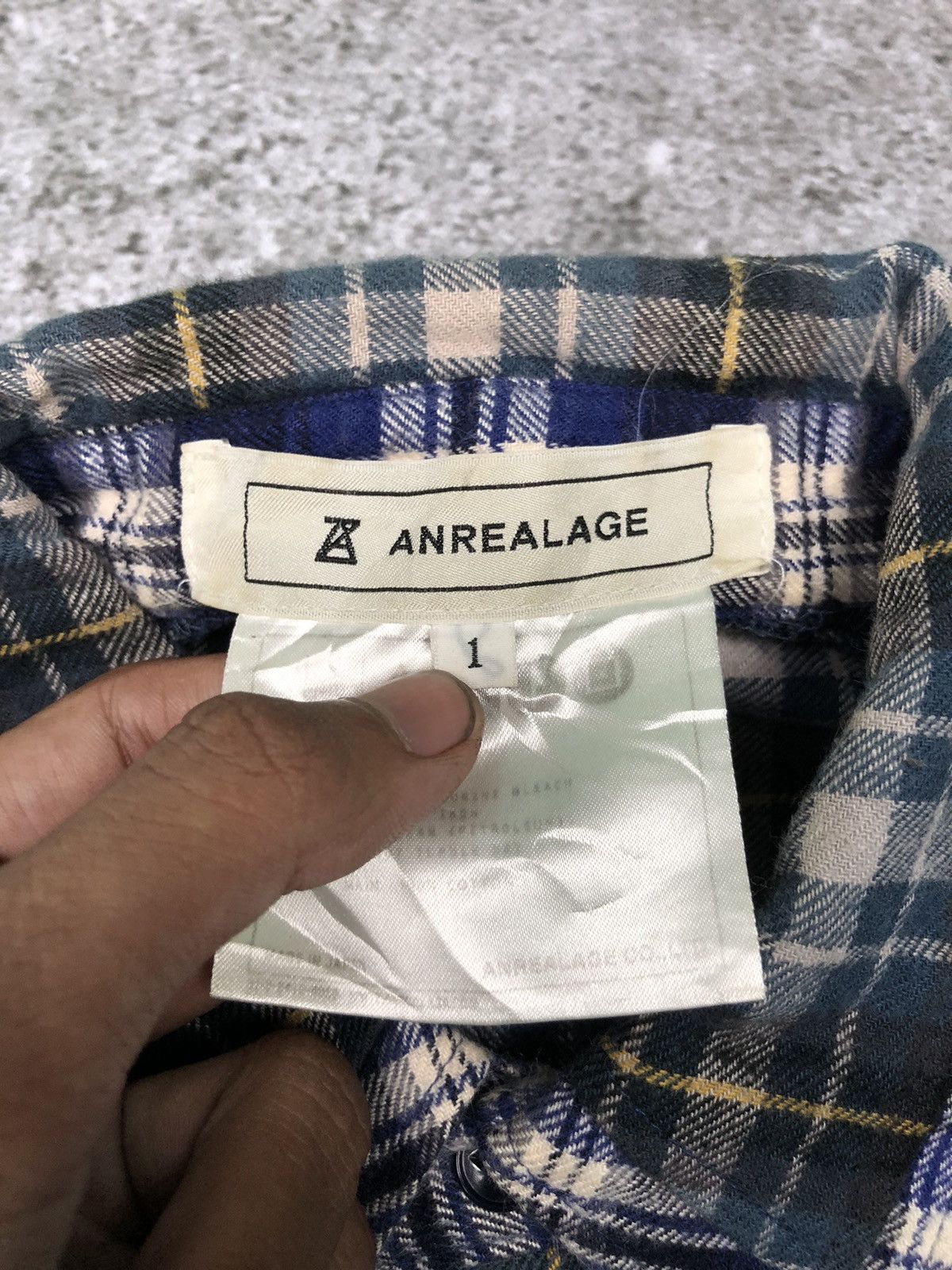 ANREALAGE × Japanese Brand ANREALAGE BUTTON FLANNEL Size US M / EU 48-50 / 2 - 6 Thumbnail