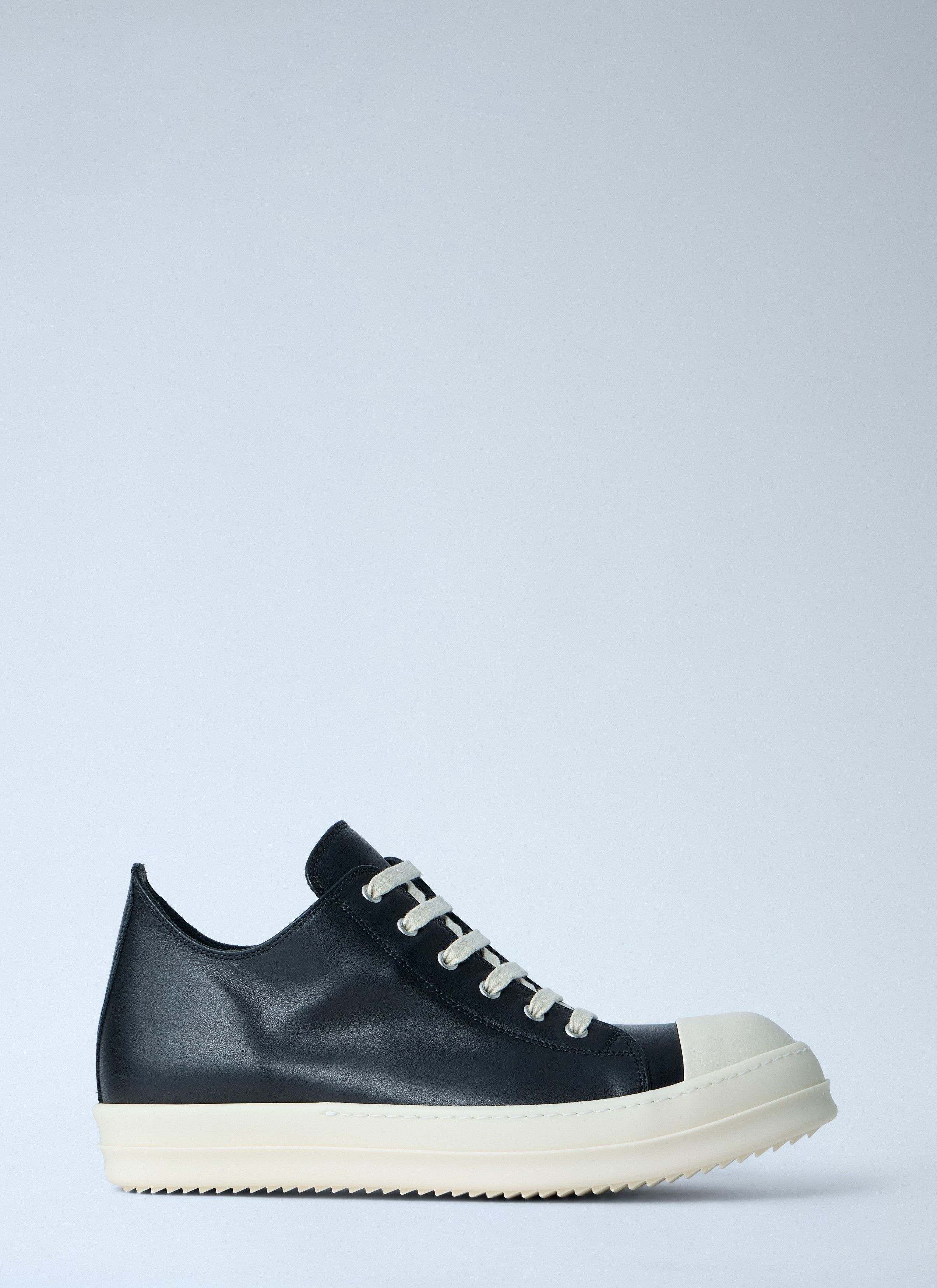 Rick Owens Leather Low-Top Sneakers Size US 10 / IT 40 - 1 Thumbnail