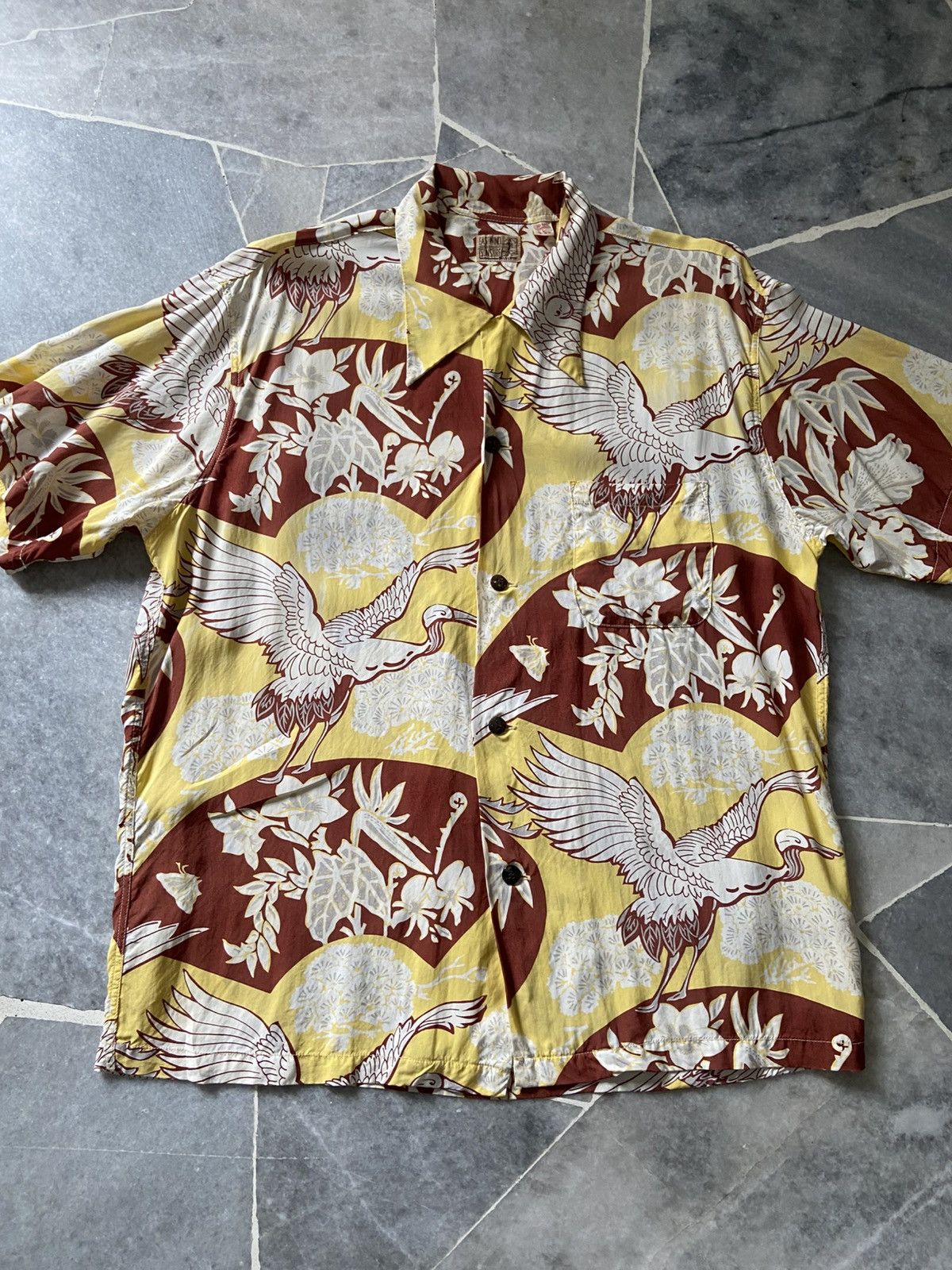 Toyo Enterprises Vintage Sun Surf Hawaiian Japan Rayon Crape Button Up Shirt Size US L / EU 52-54 / 3 - 5 Thumbnail