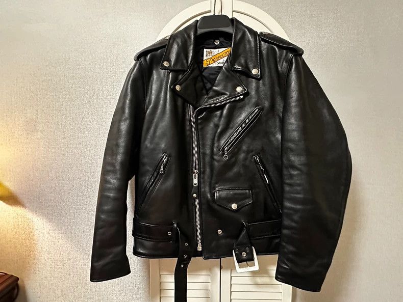 Schott Schott Men's leather jacket Size US S / EU 44-46 / 1 - 1 Thumbnail