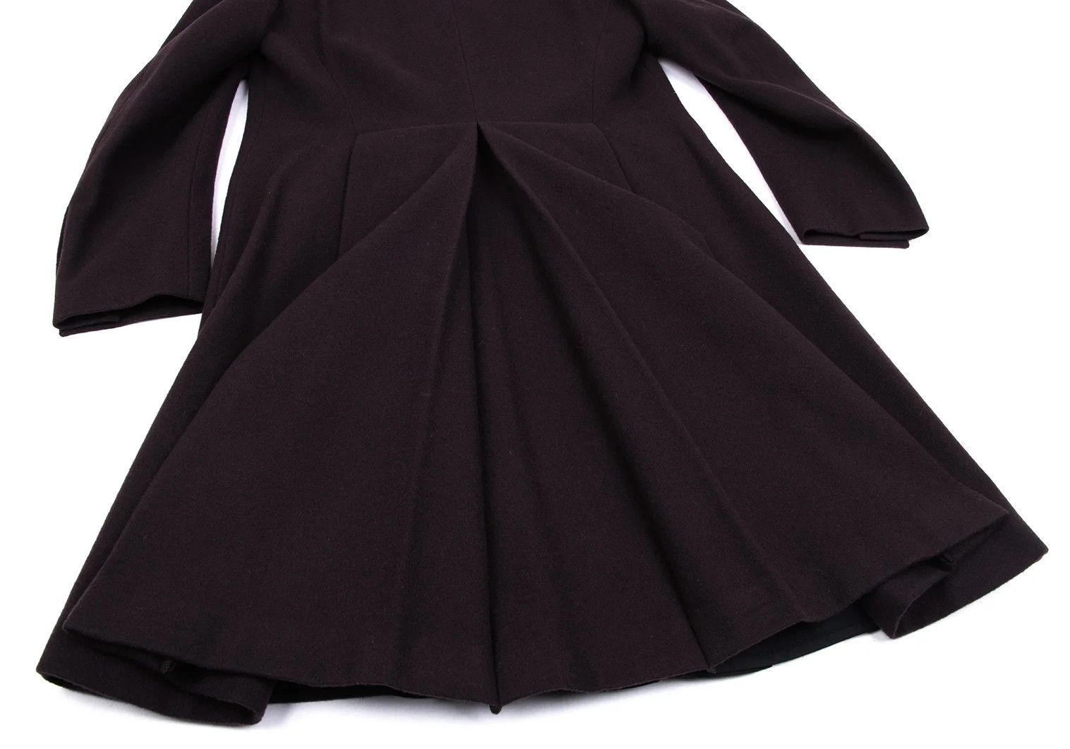Jean Paul Gaultier Wool Nylon Peak Lapel Coat in Burdy Size 48 Size US M / EU 48-50 / 2 - 15 Thumbnail
