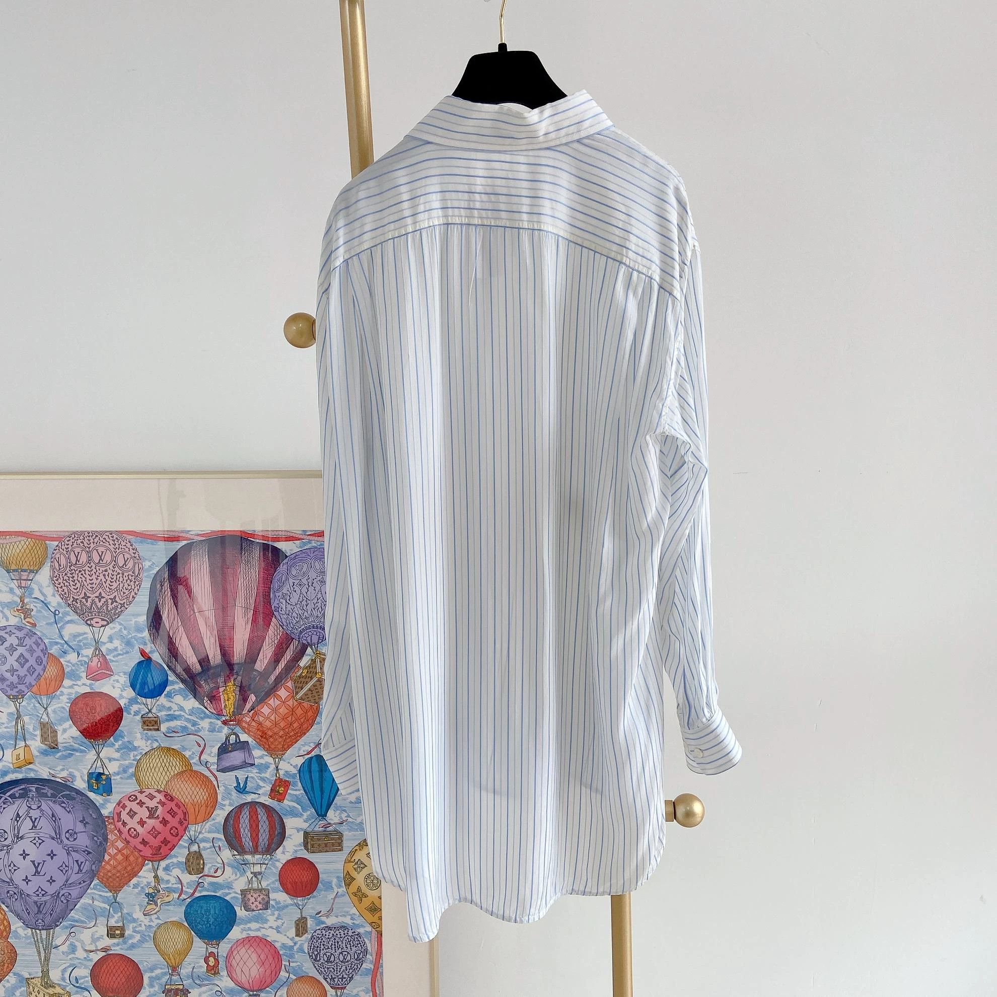 Balenciaga Balenciaga Irregular Stripe Shirt 34 Size XXS / US 00 / IT 34 - 2 Thumbnail