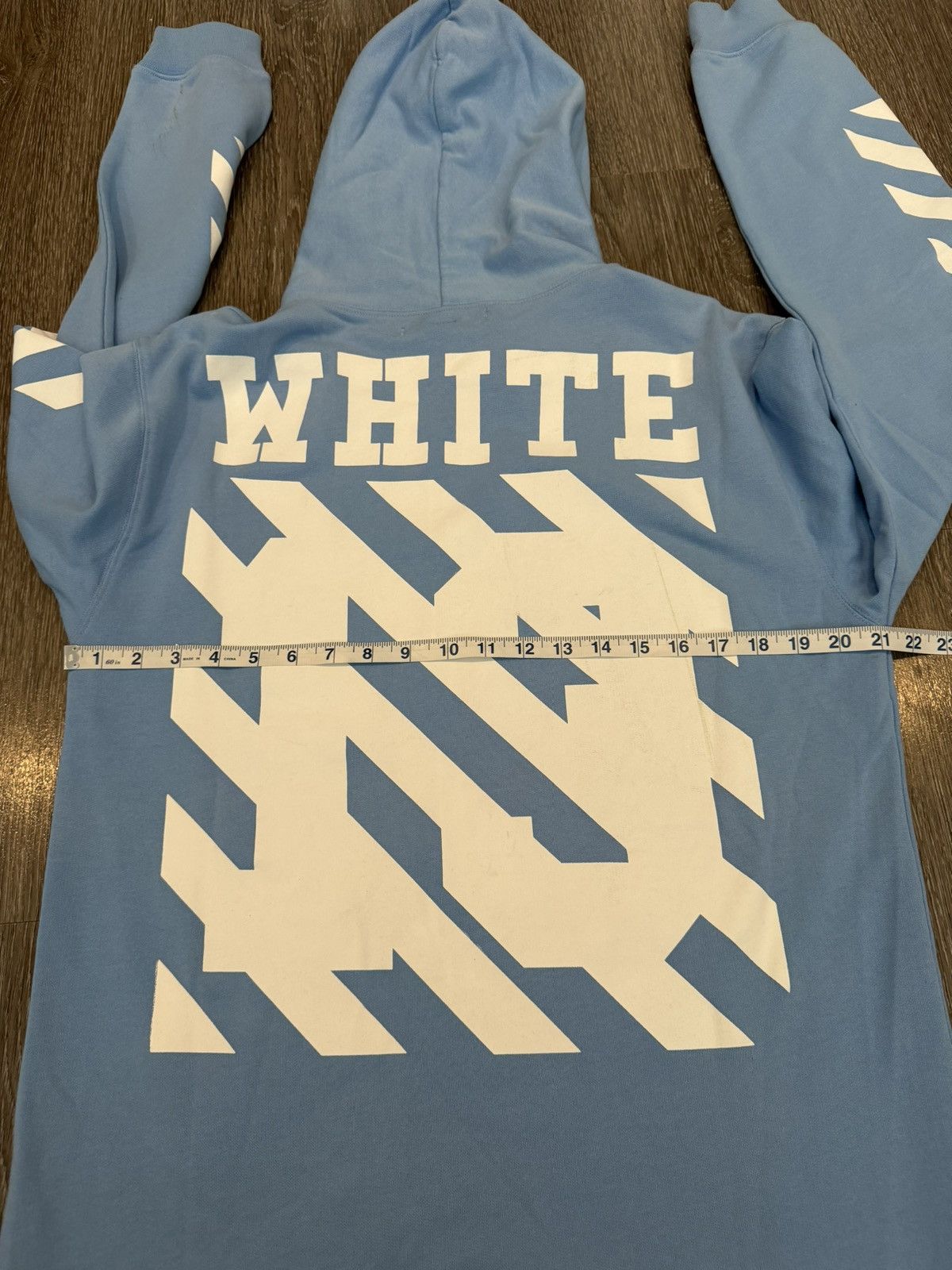 Off-White Off White GRAIL FW14 Caravaggio Hoodie Light Blue Size Large Size US L / EU 52-54 / 3 - 19 Thumbnail